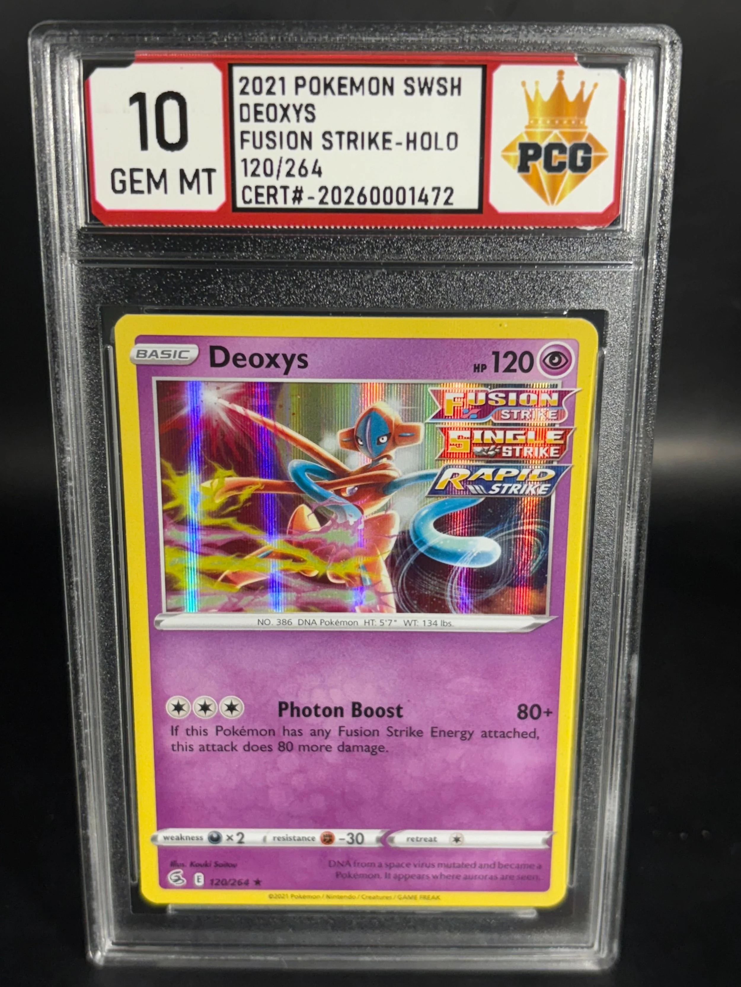 #20260001472 2021 DEOXYS 10 GEM MT