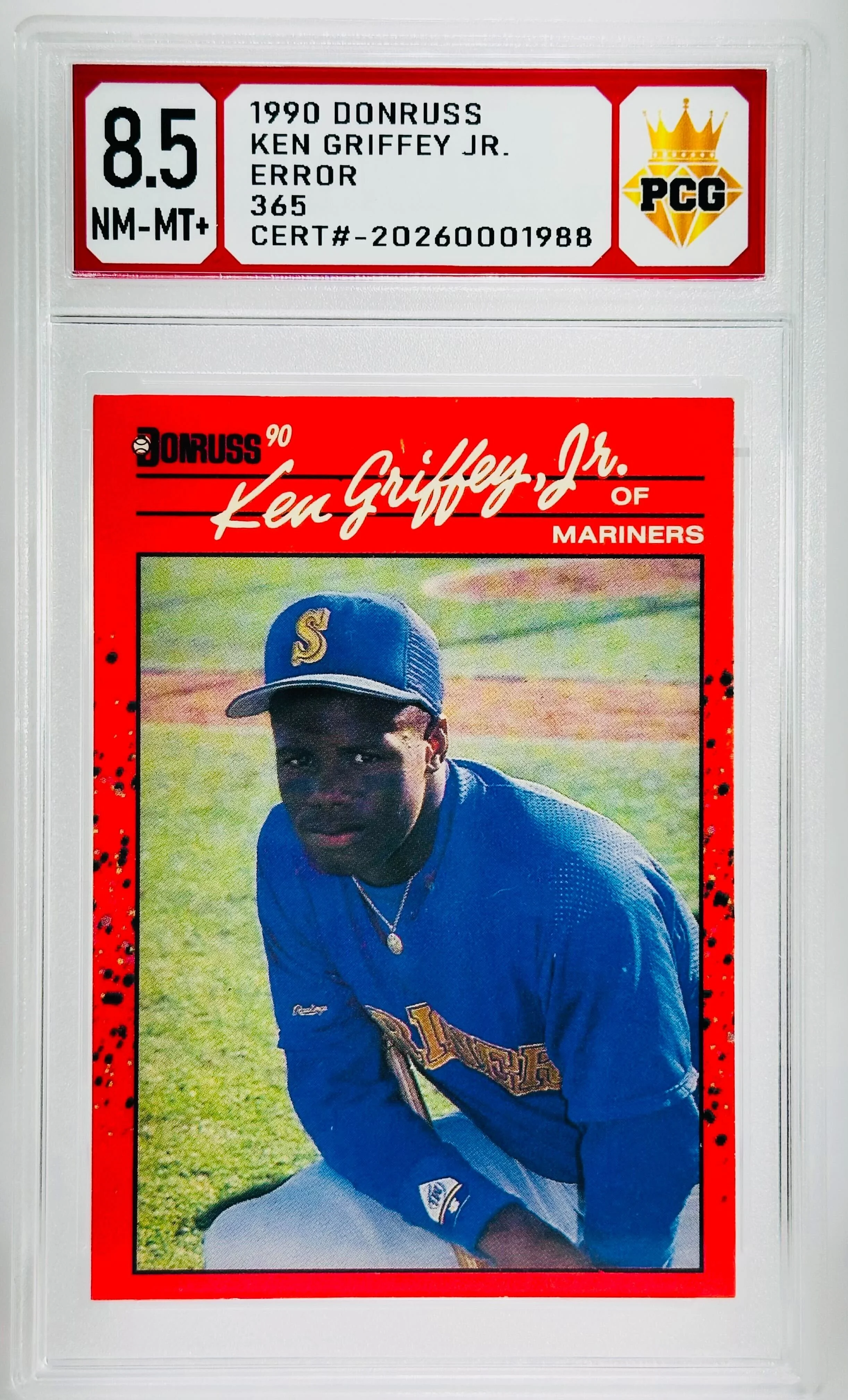 #20260001988 1990 KEN GRIFFEY JR. 8.5 NM-MT+