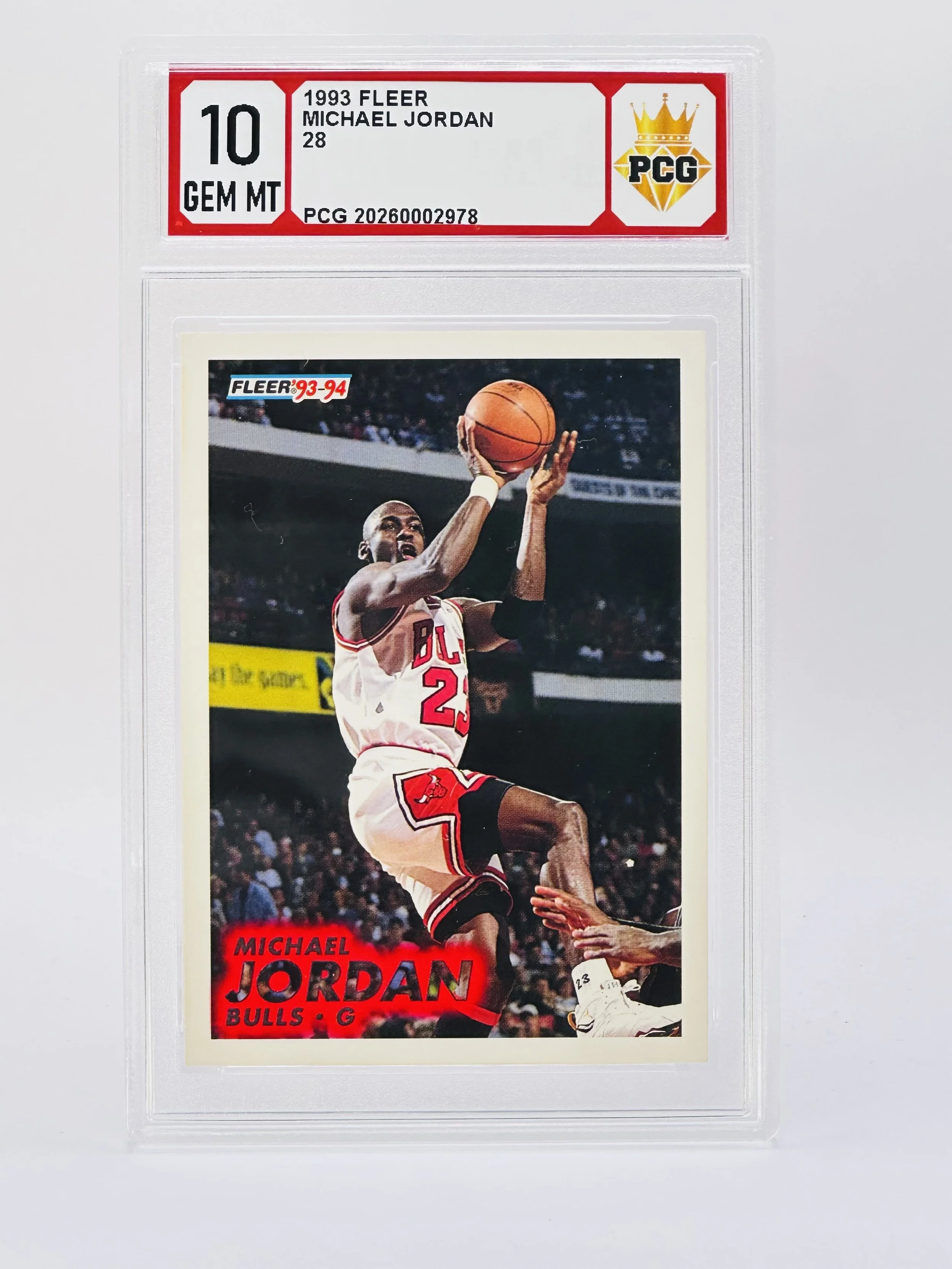 #20260002978 1993 MICHAEL JORDAN 10 GEM MT