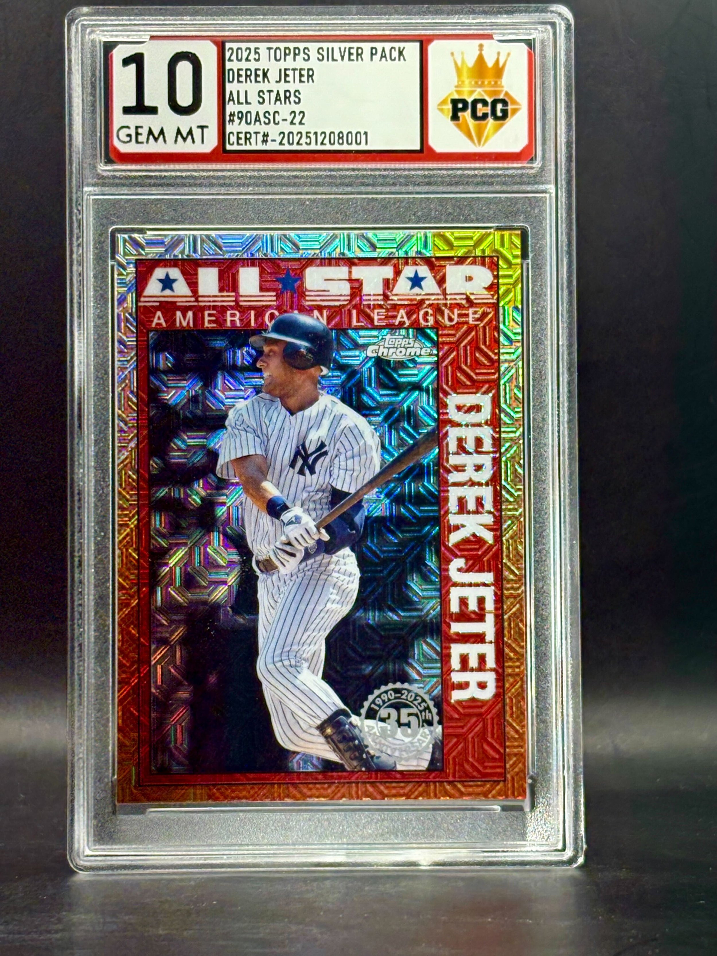#20251208001 Derek Jeter 10 GEM MT
