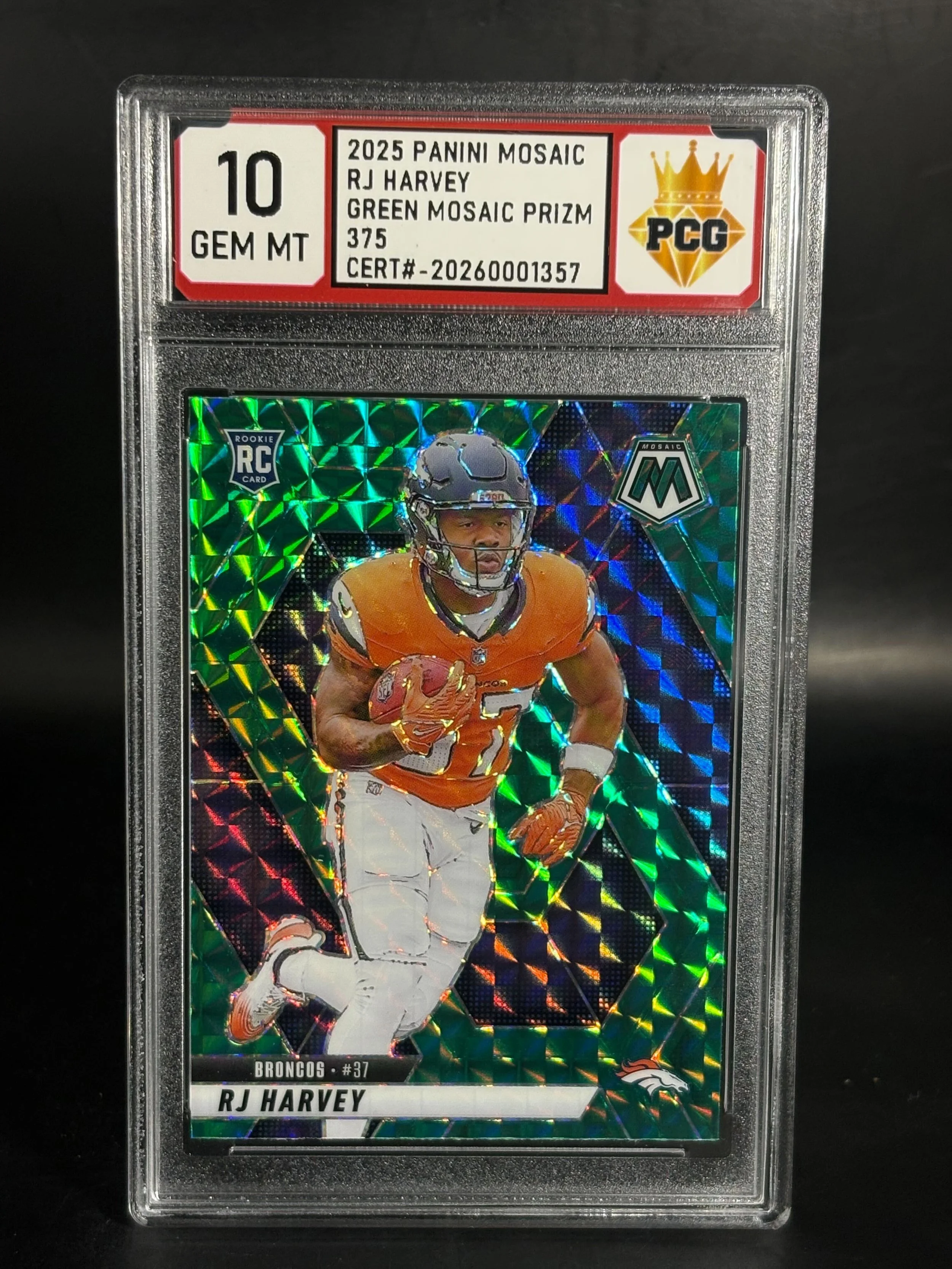 #20250001357 2025 RJ HARVEY 10 GEM MT