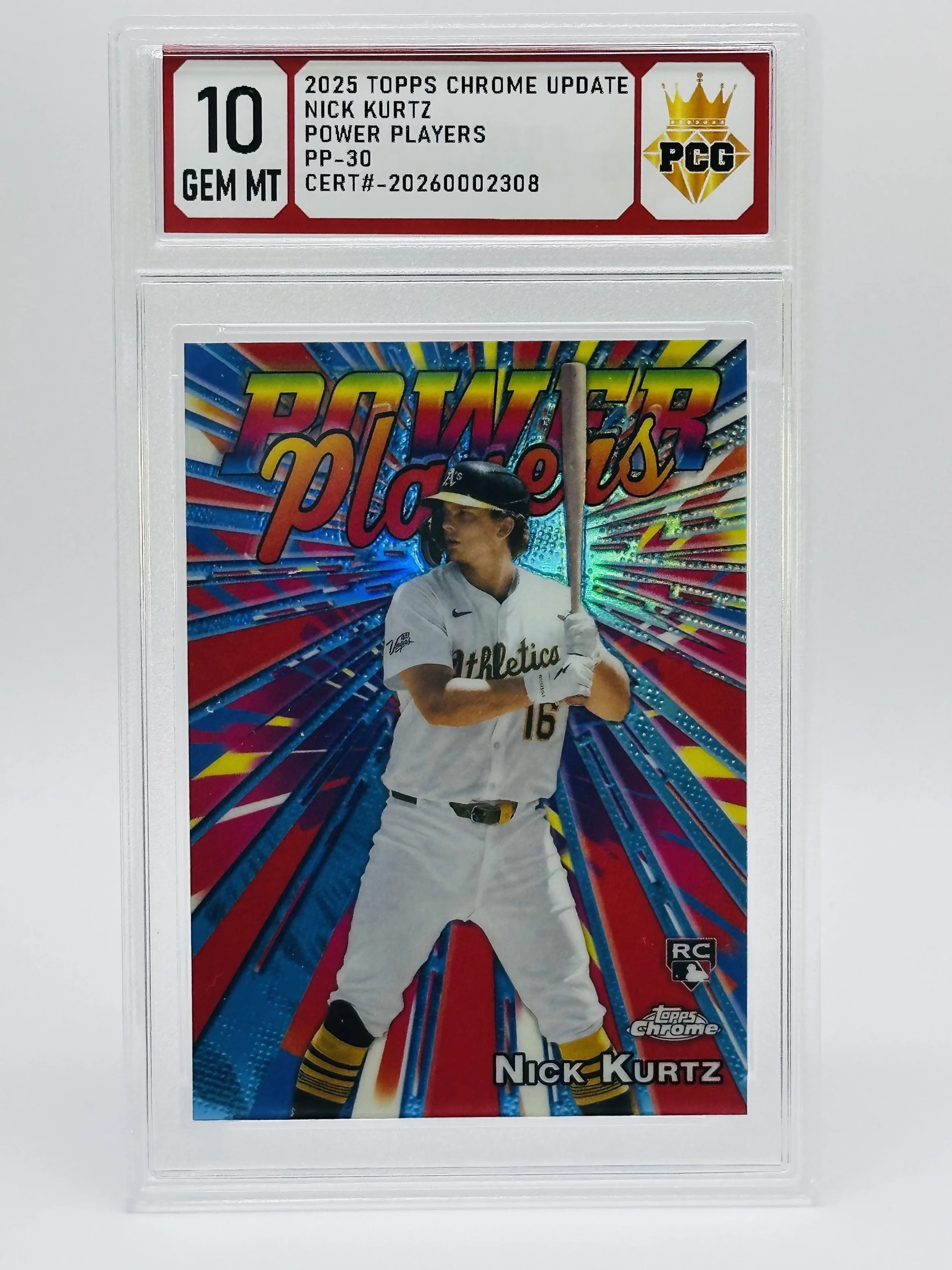 #20260002308 2025 NICK KURTZ 10 GEM MT