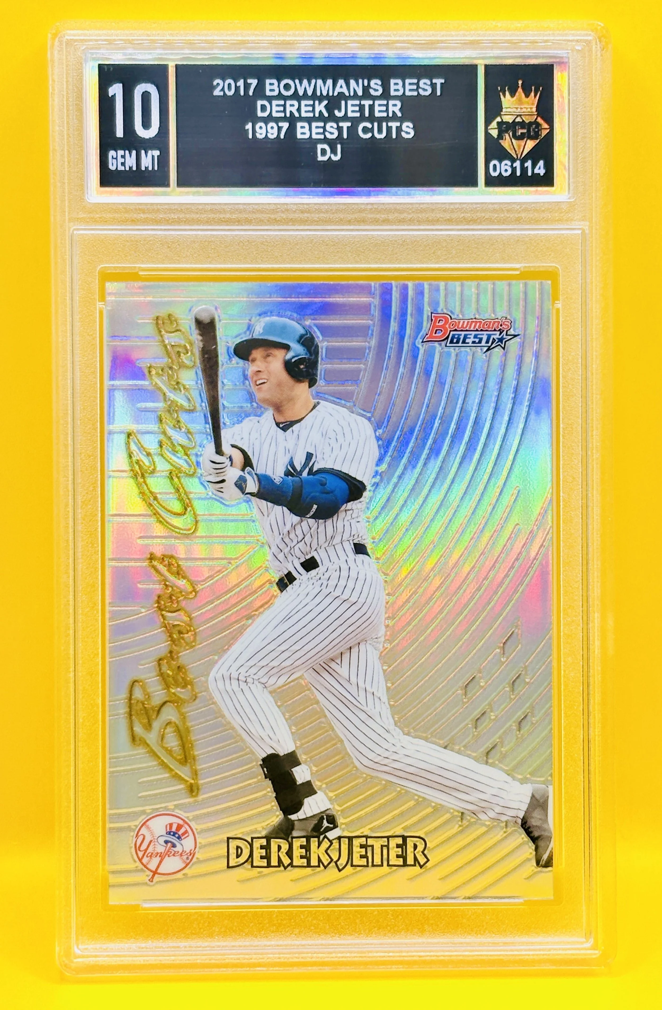 #06114 2017 DEREK JETER 10 GEM MT