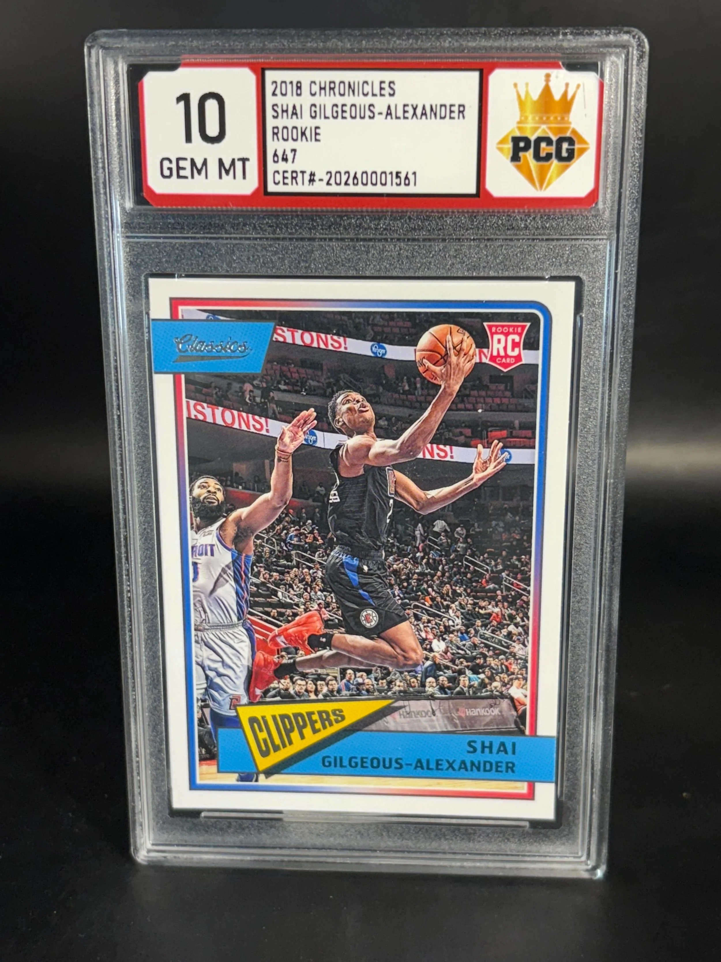 #20260001561 2018 SHAI GILGEOUS-ALEXANDER 10 GEM MT