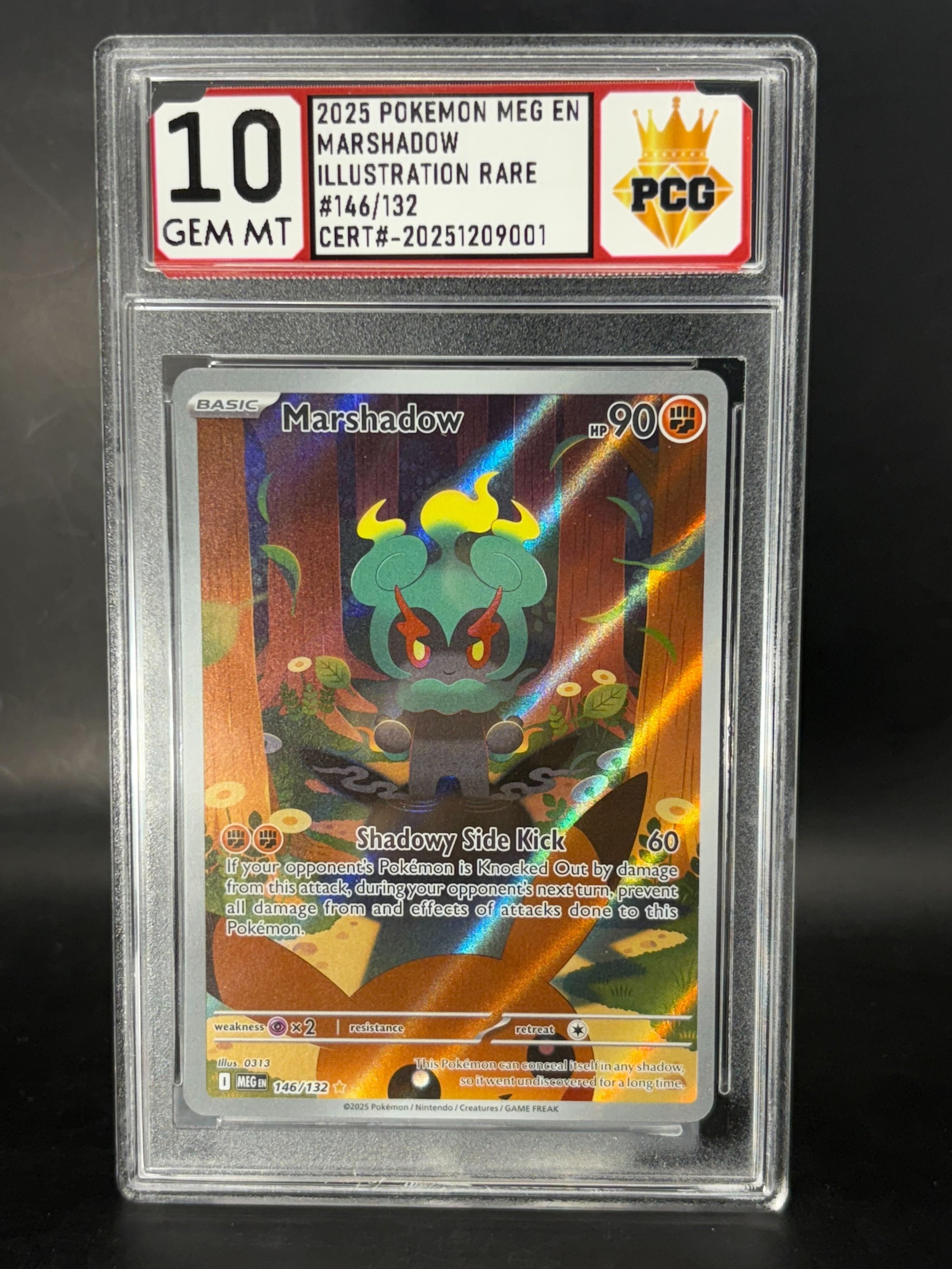 #20251209001 2025 Pokemon Marsahdow 10 GEM MT