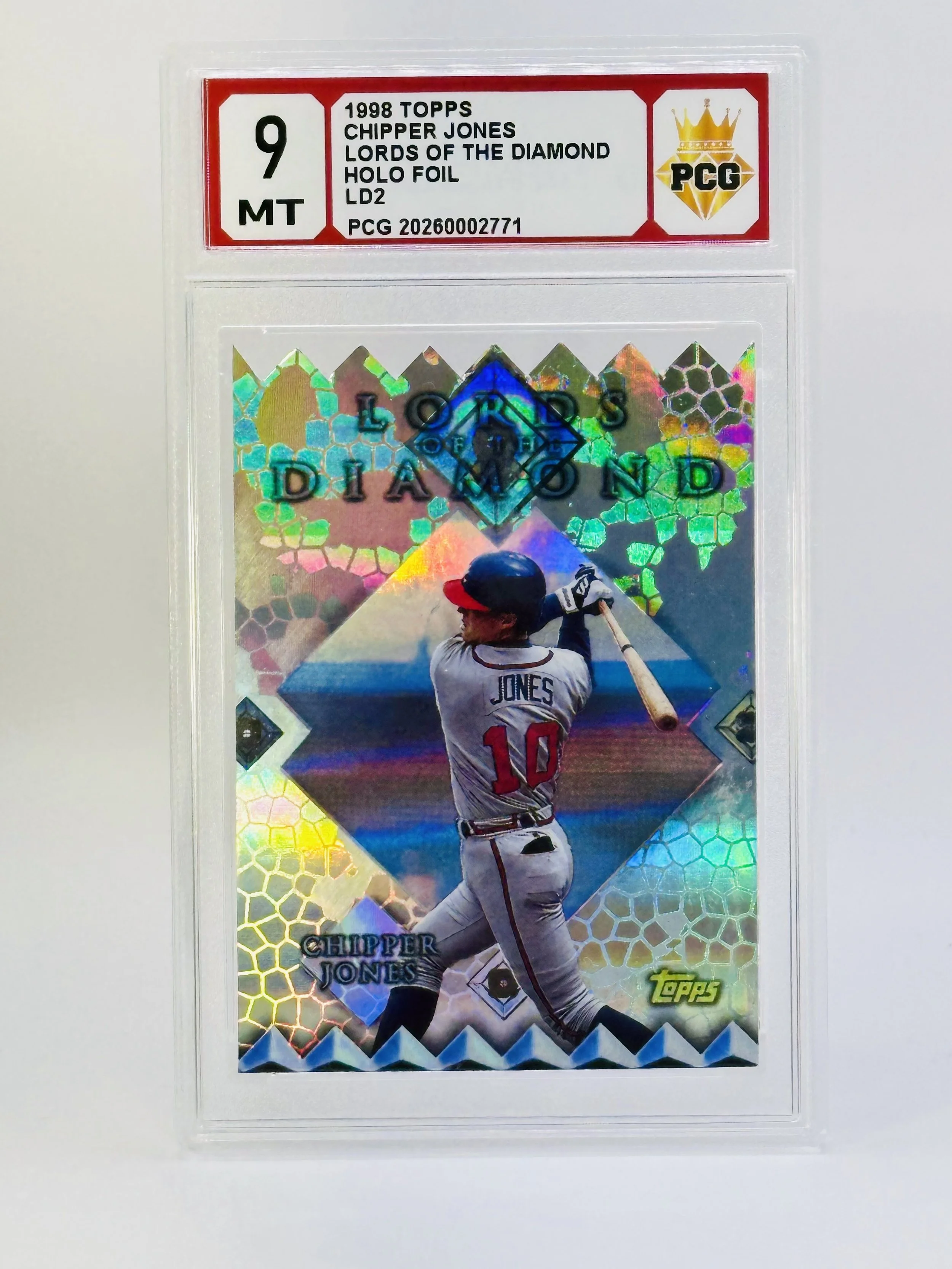 #20260002771 1998 CHIPPER JONES 9 MT