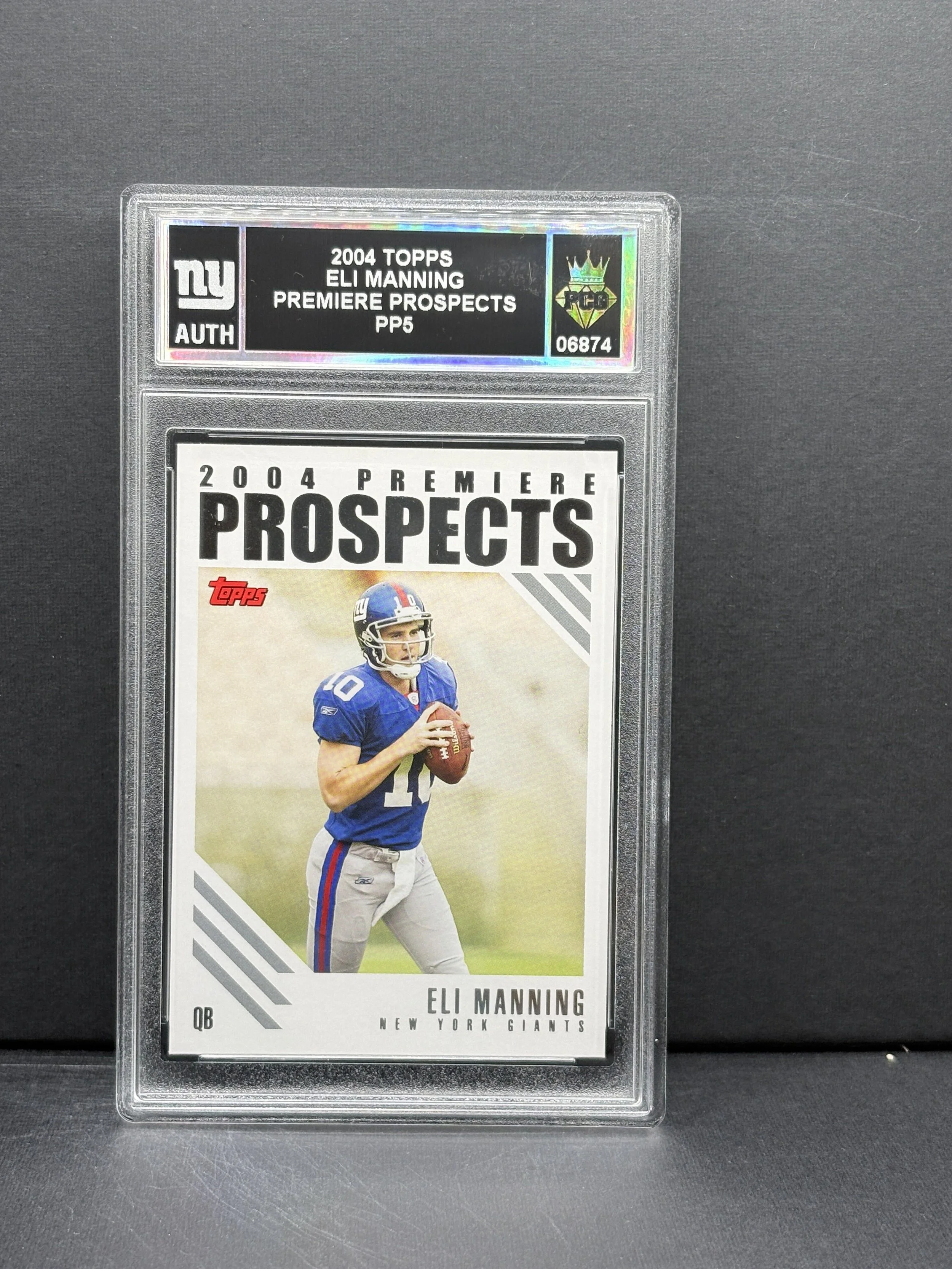 #06874 2004 ELI MANNING AUTH.