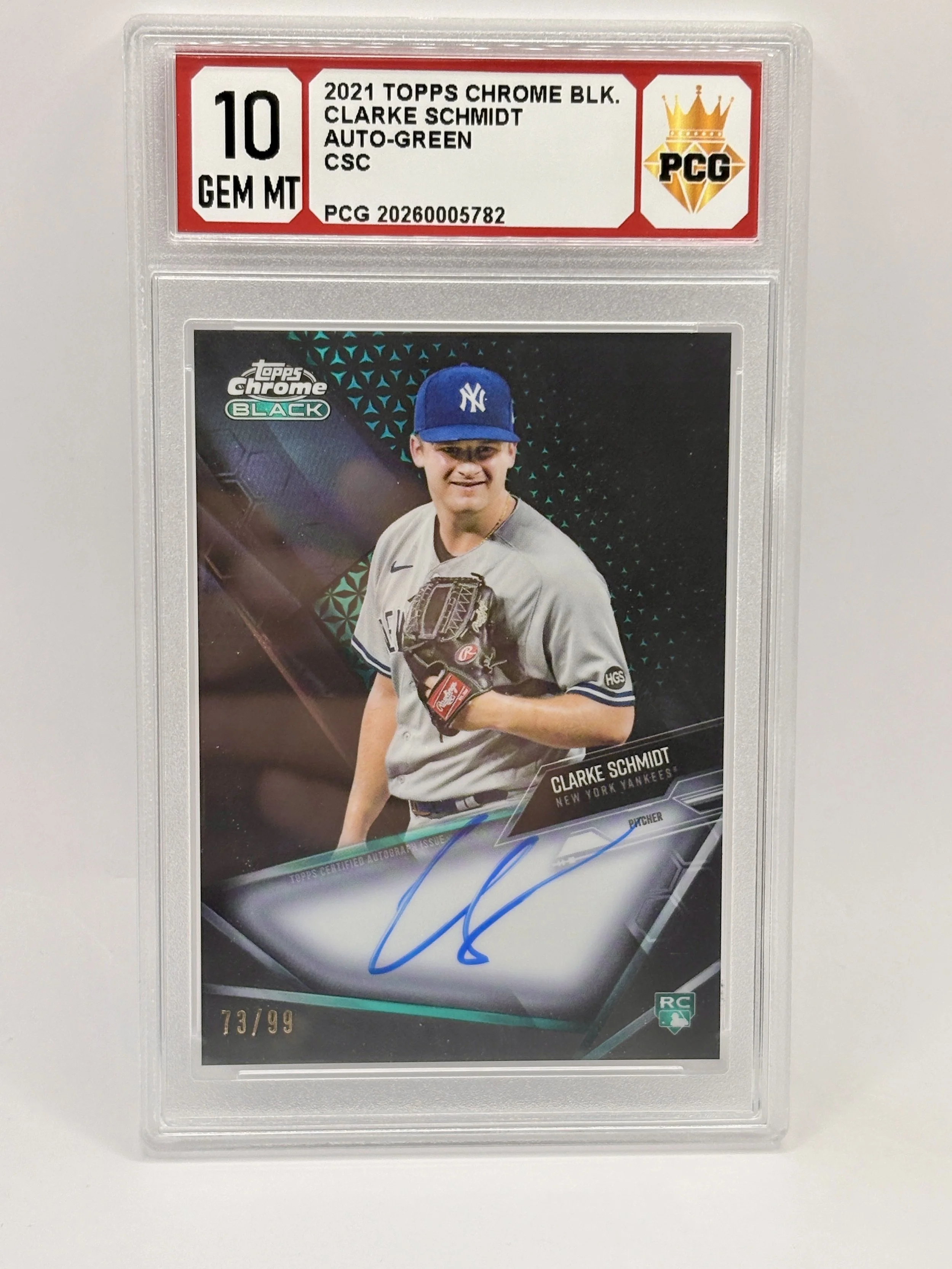 #20260005782 2021 CLARKE SCHMIDT 10 GEM MT