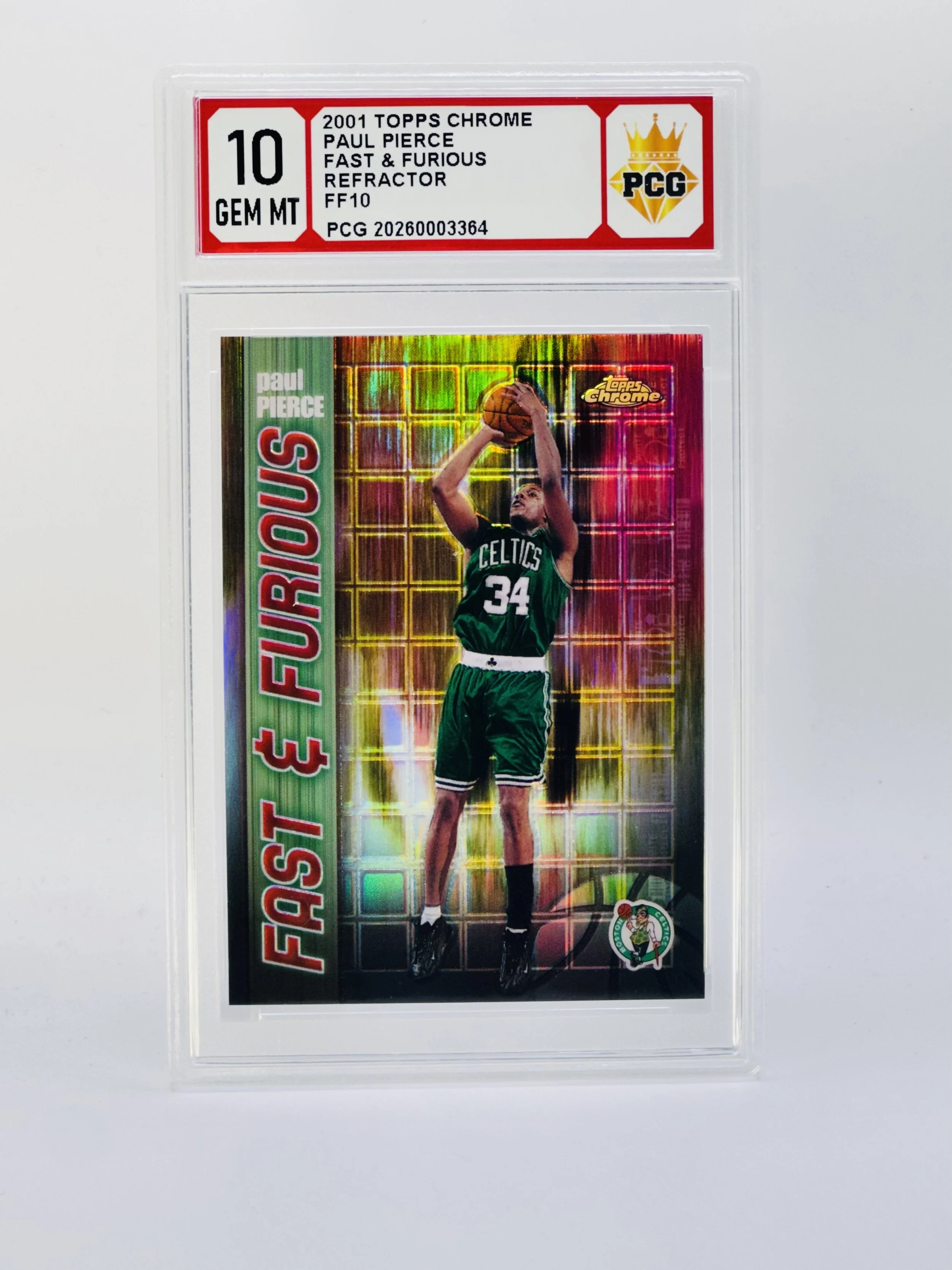 #20260003364 2001 PAUL PIERCE 10 GEM MT