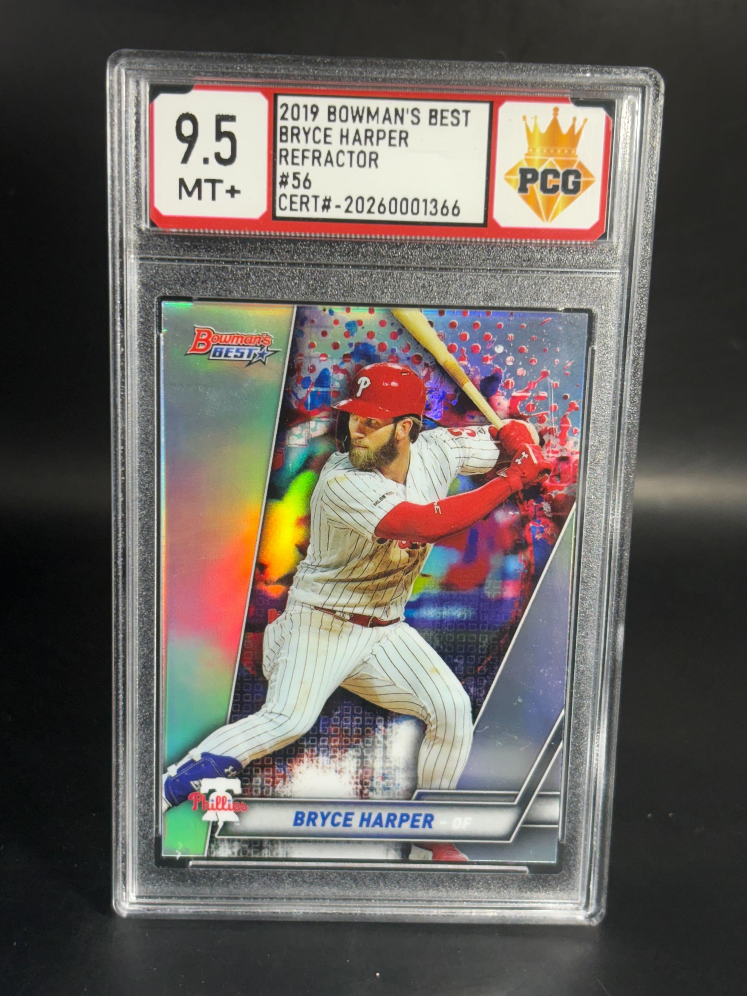 #20250001366 2019 BRYCE HARPER 9.5 MT+