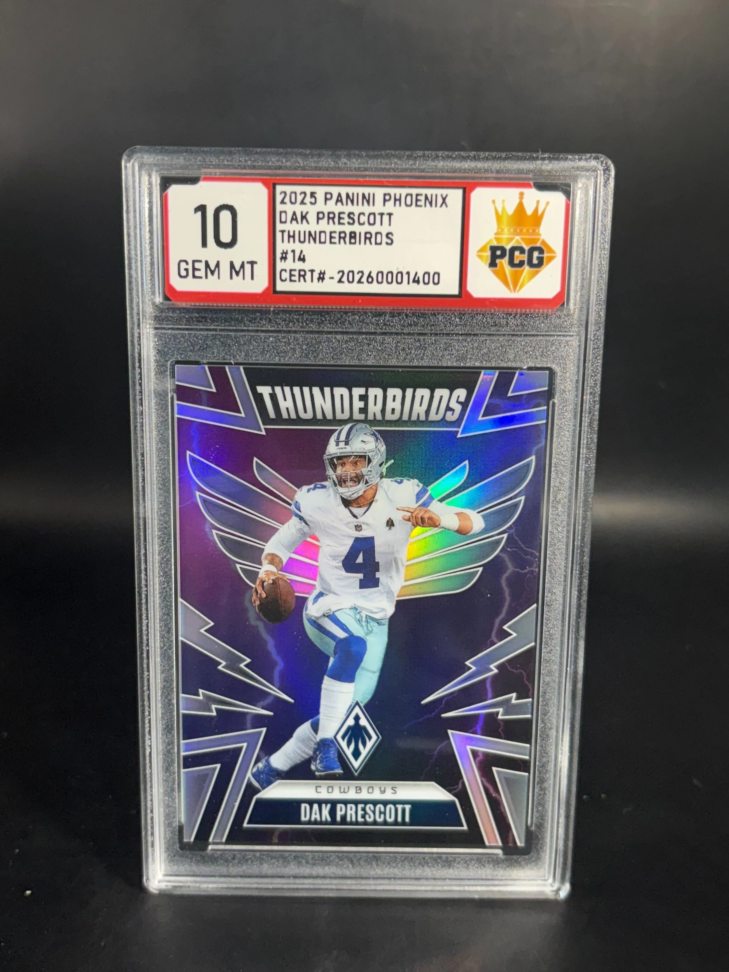 #20250001400 2025 DAX PRESCOTT 10 GEM MT