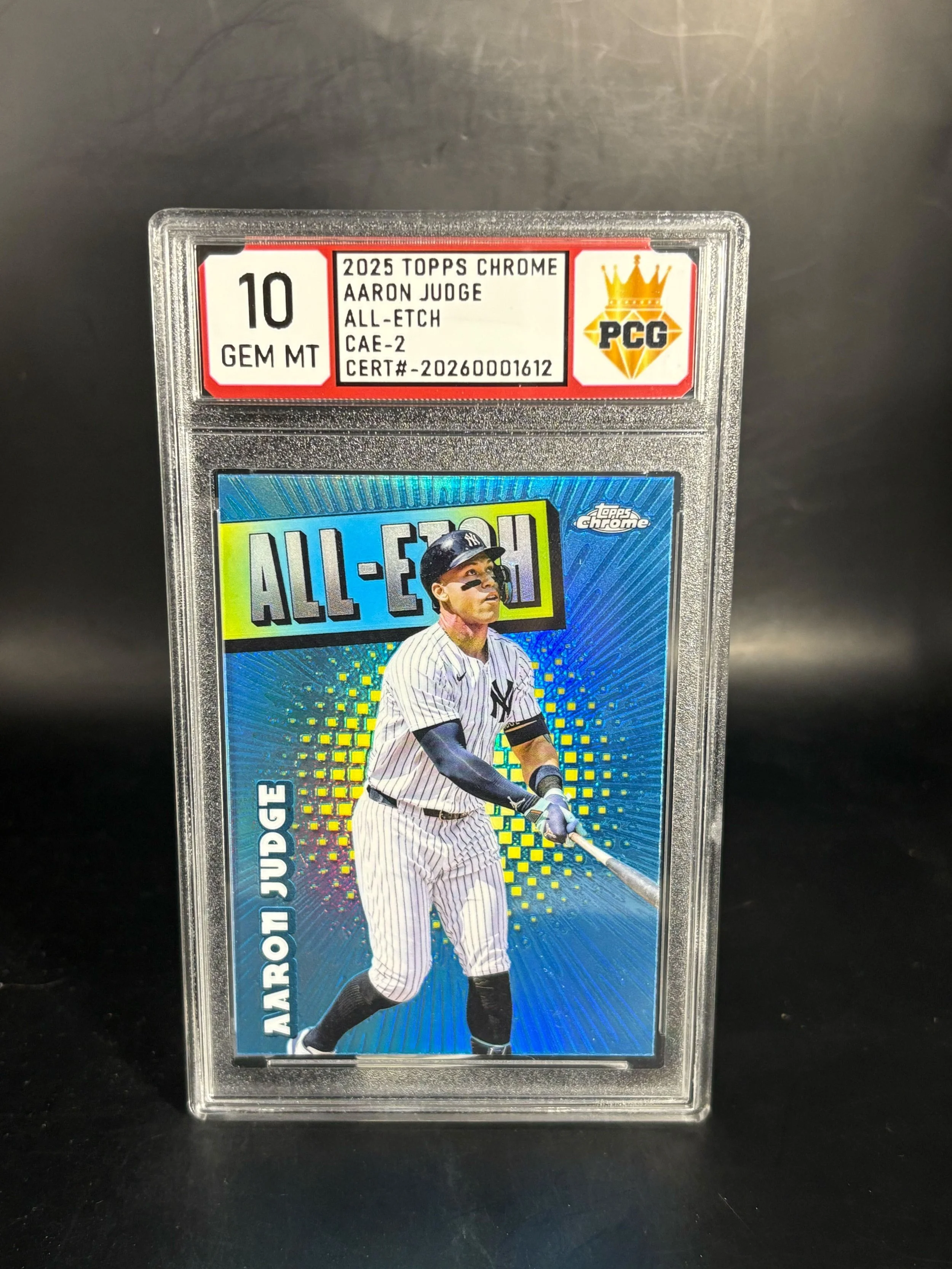 #20260001612 2025 AARON JUDGE 10 GEM MT