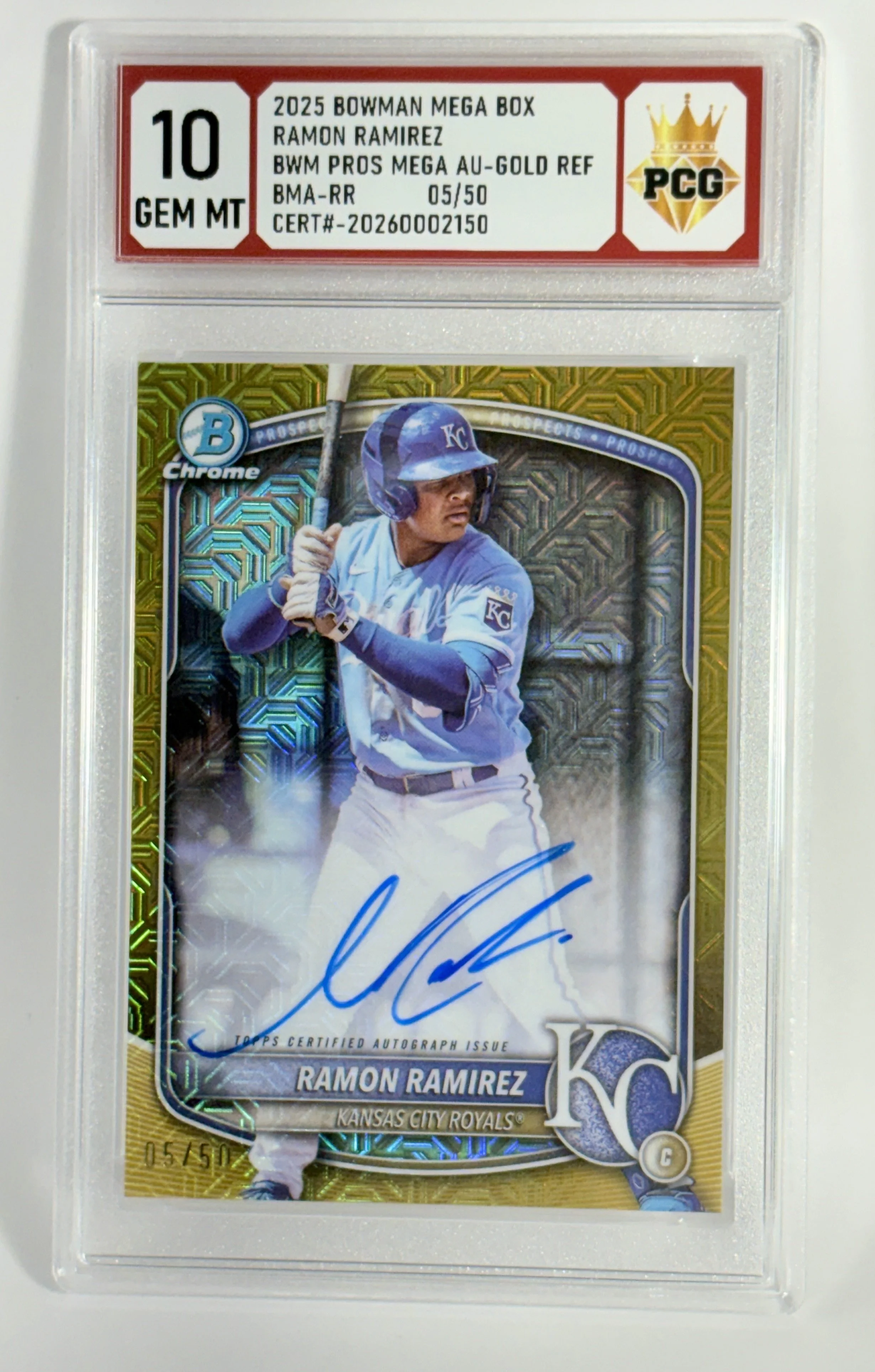 #20260002150 2025 RAMON RAMIREZ 10 GEM MT