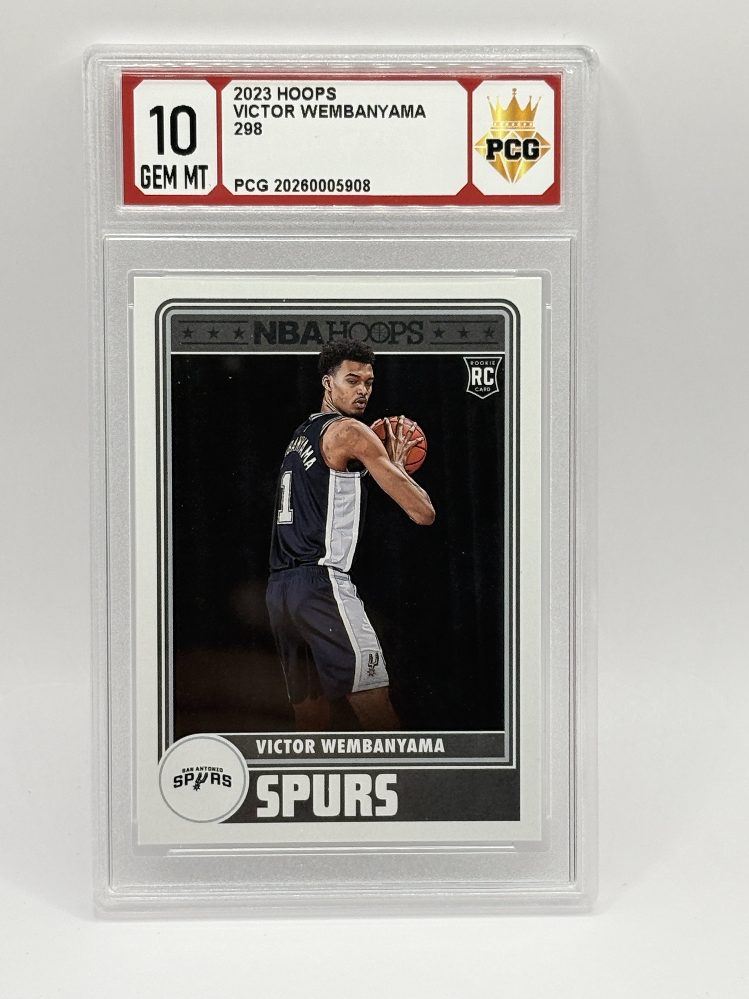 #20260005908 2023 VICTOR WEMBANYAMA RC 10 GEM MT
