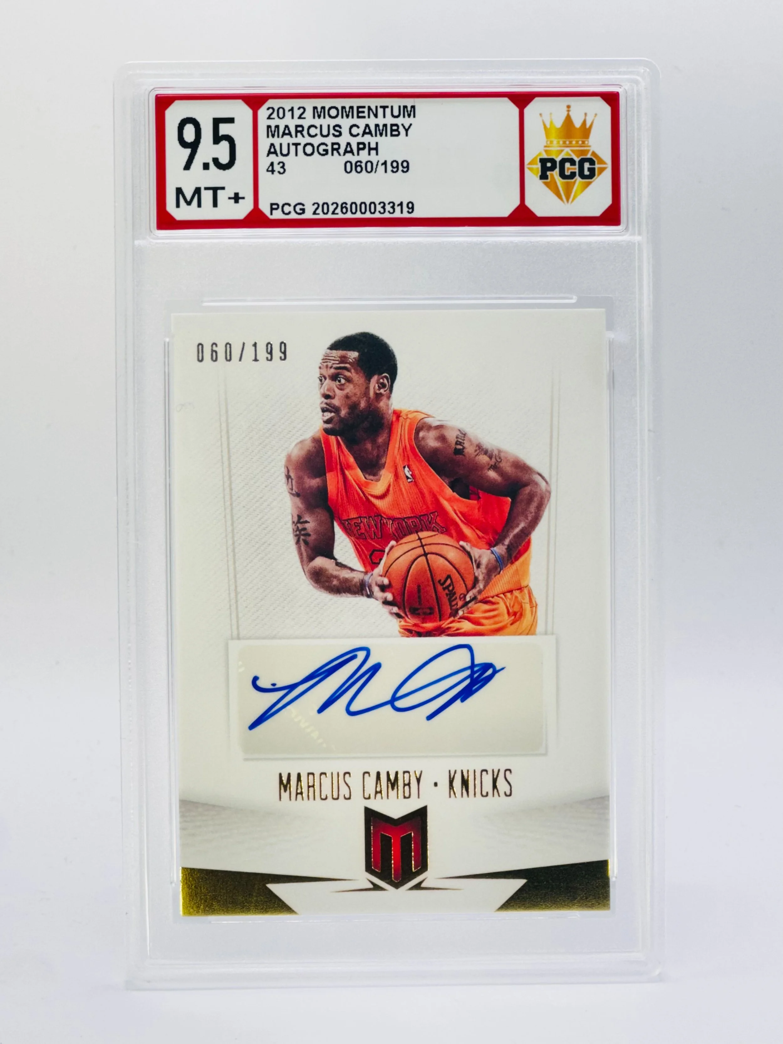 #20260003319 2012 MARCUS CAMBY 9.5 MT+