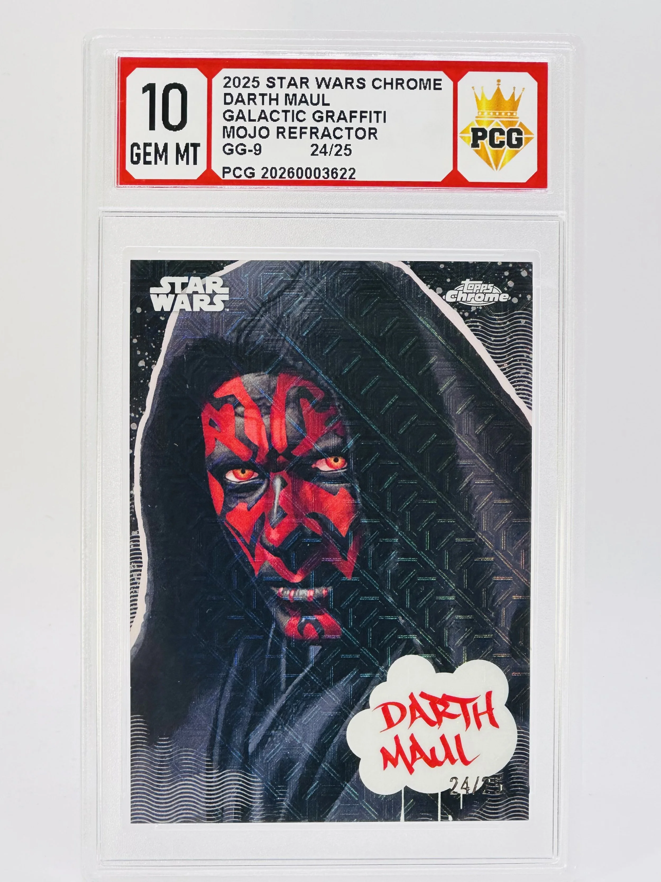 #20260003622 2025 DARTH MAUL 10 GEM MT