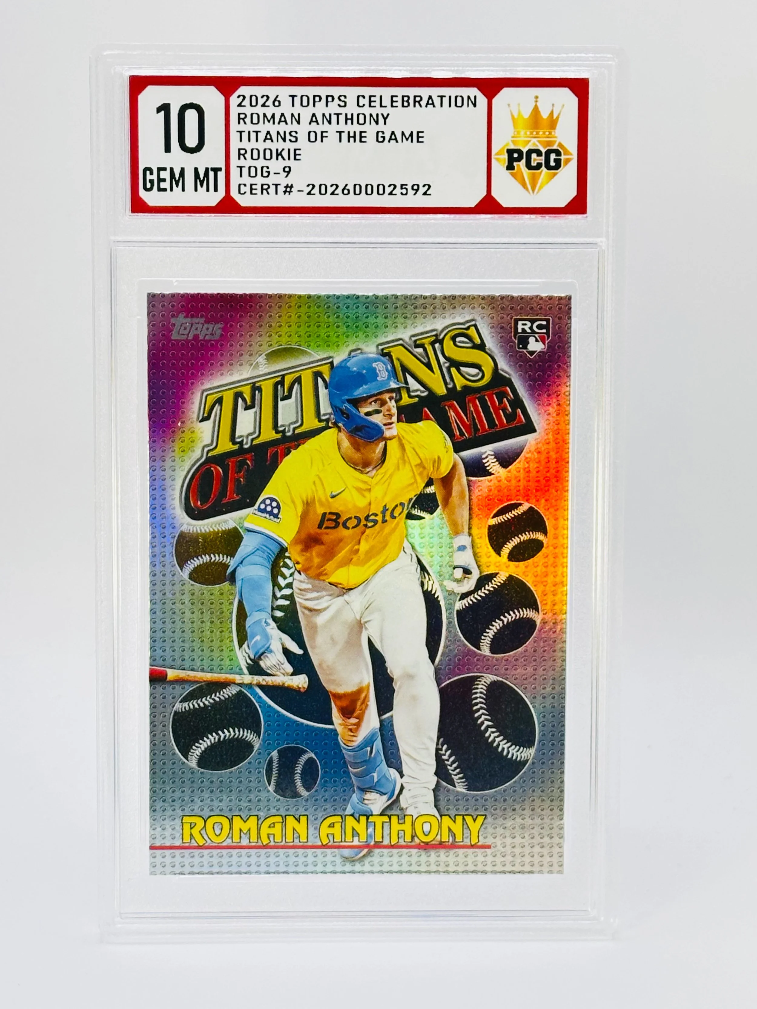 #20260002592 2026 ROMAN ANTHONY  10 GEM MT