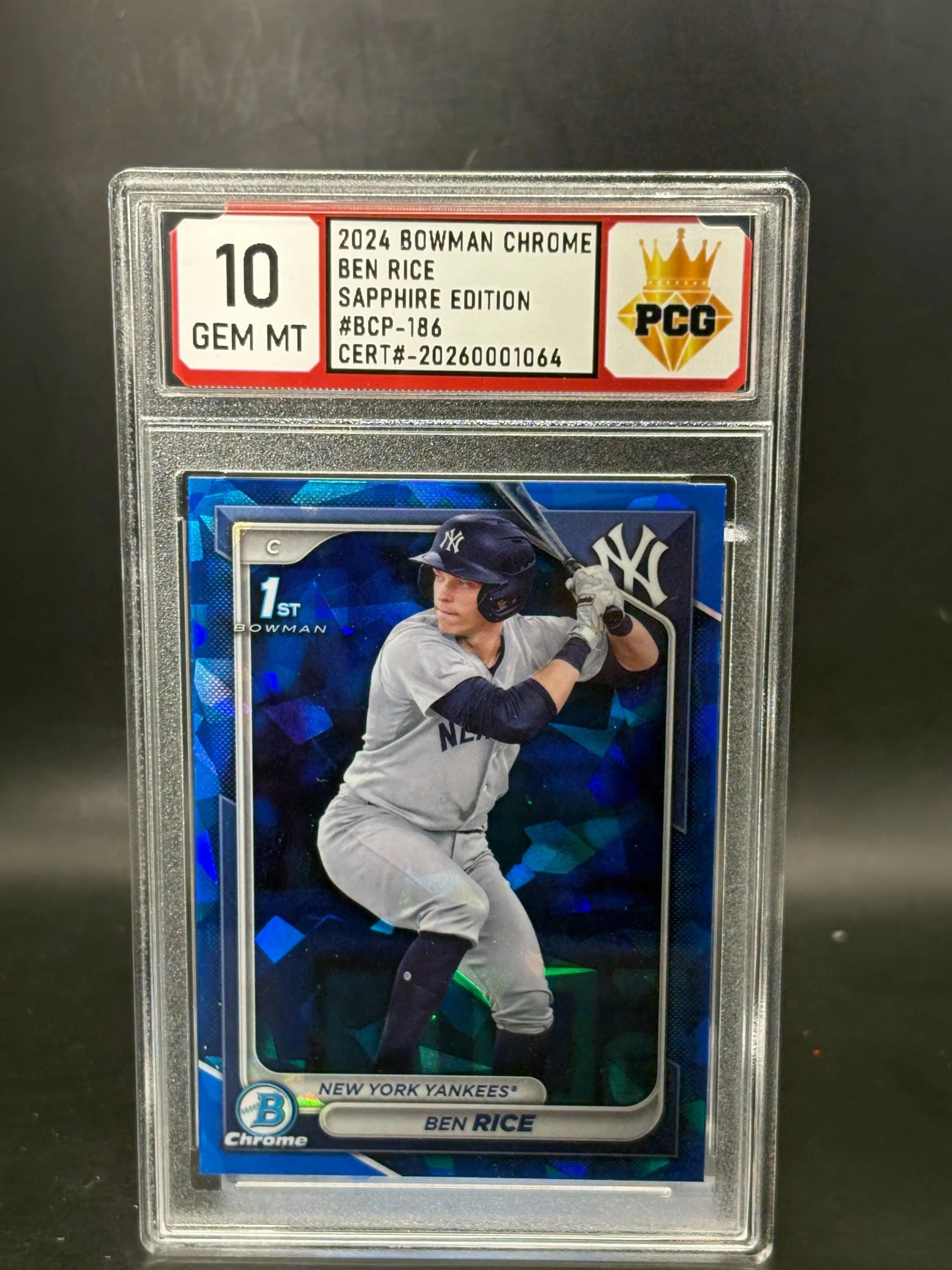 #20260001064 2024 BEN RICE 10 GEM MT