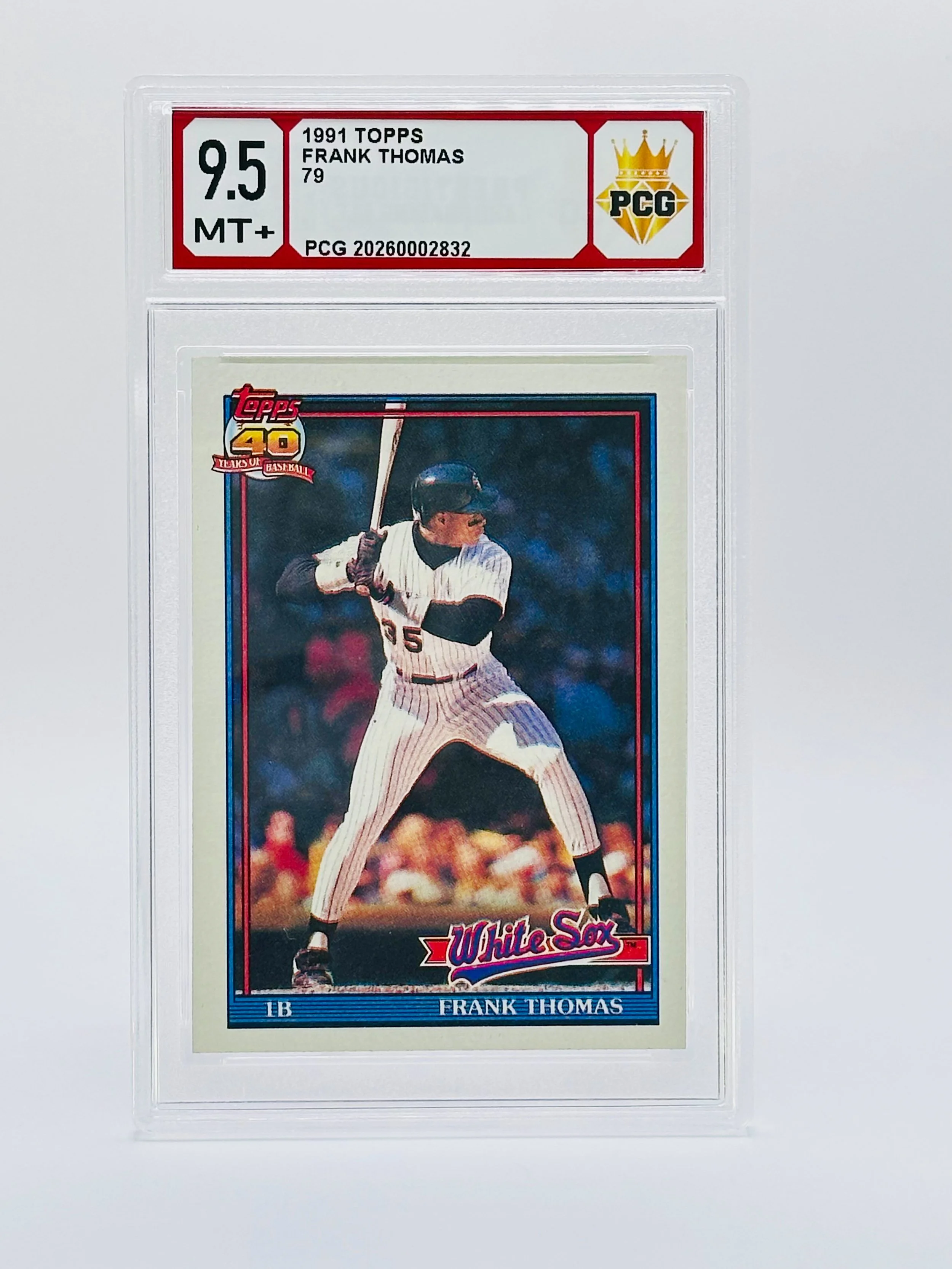 #20260002832 1991 FRANK THOMAS 9.5 MT+