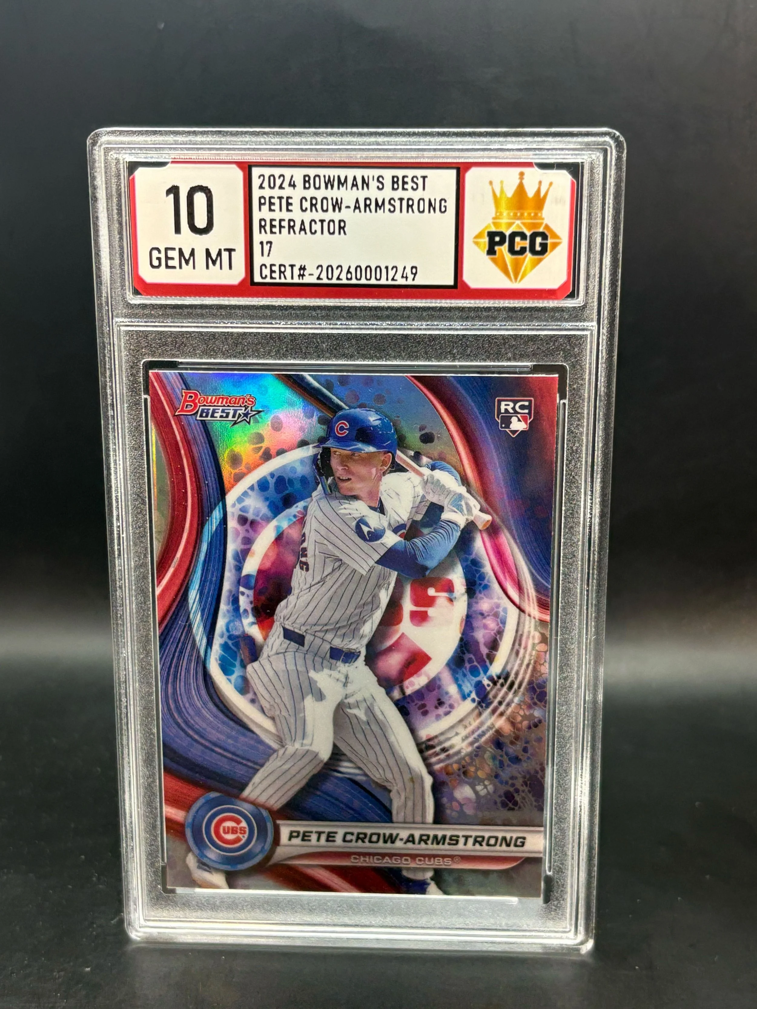 #2026000149 2024 PETE CROW ARMSTRONG 10 GEM MT