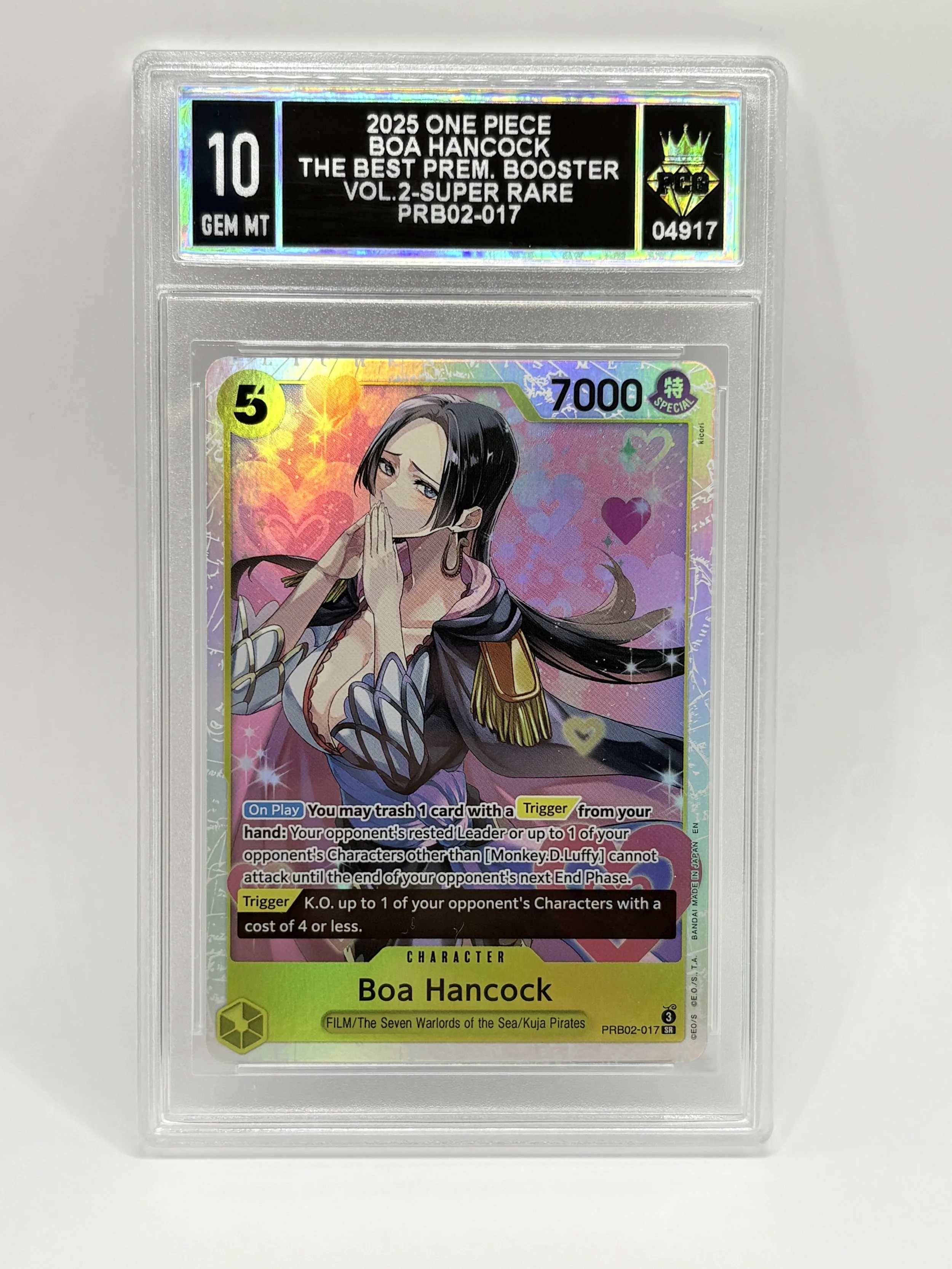 #20260004917 2025 BOA HANCOCK 10 GEM MT