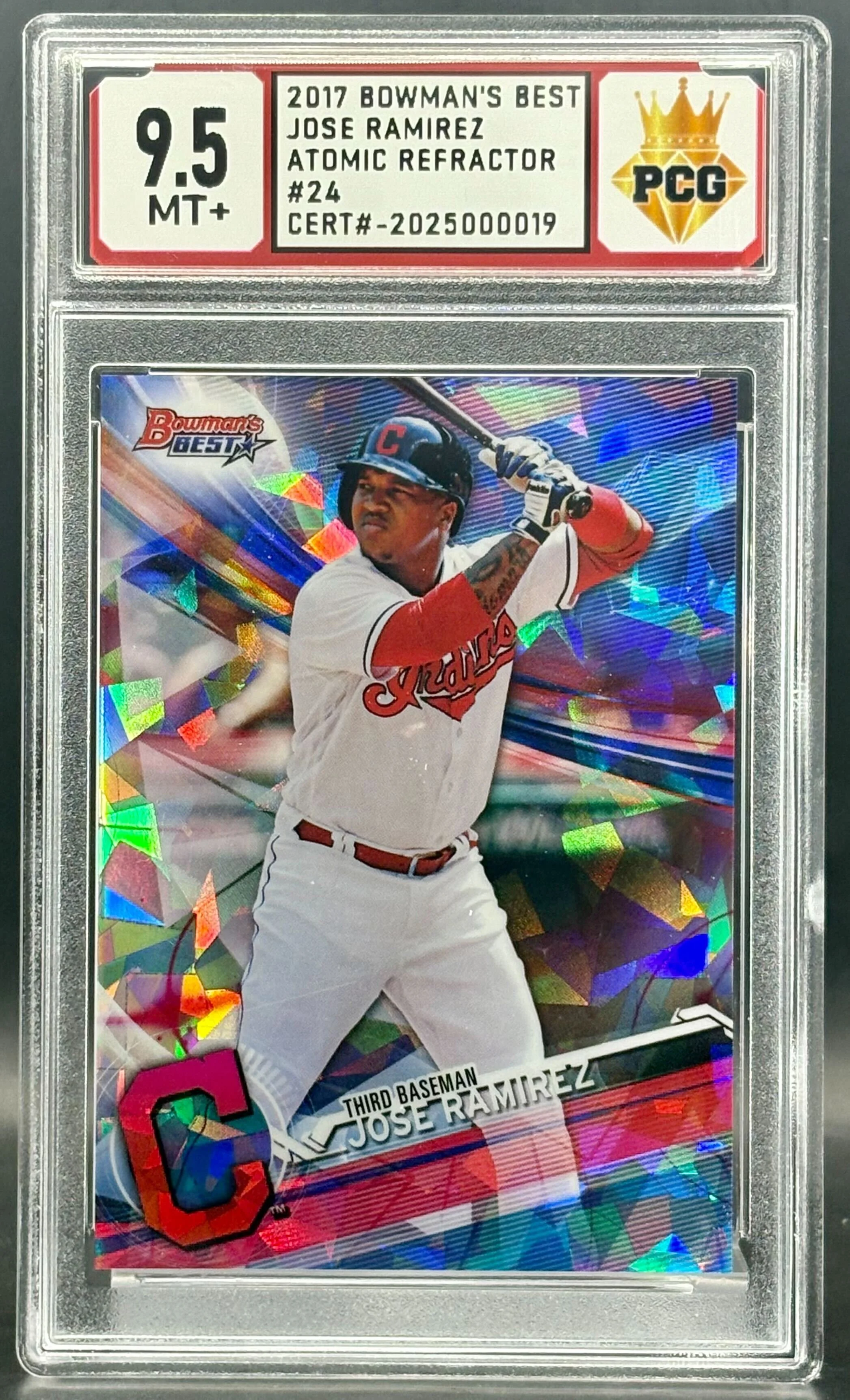 #2025125000019 2017 JOSE RAMIREZ 9.5 MT+