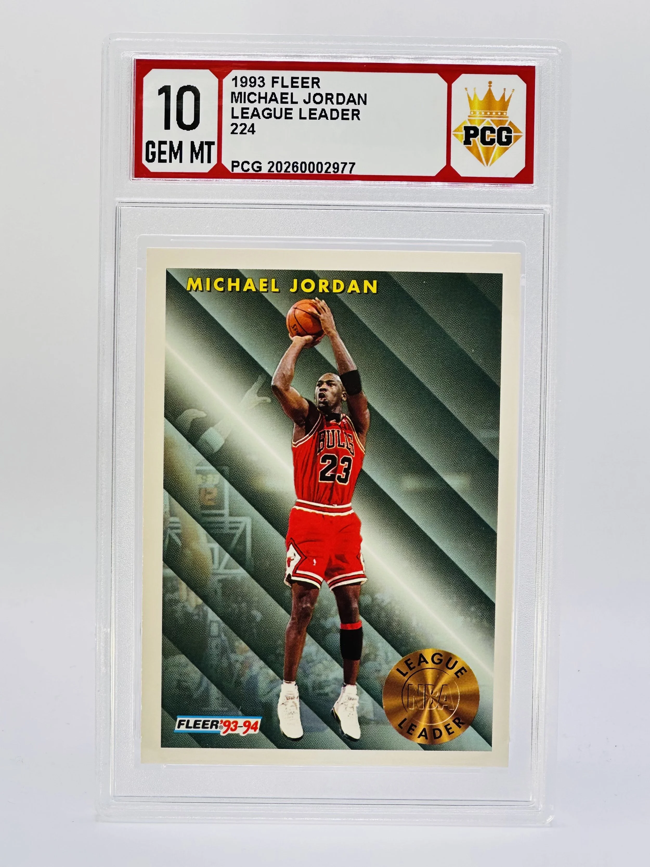 #20260002977 1993 MICHAEL JORDAN 10 GEM MT