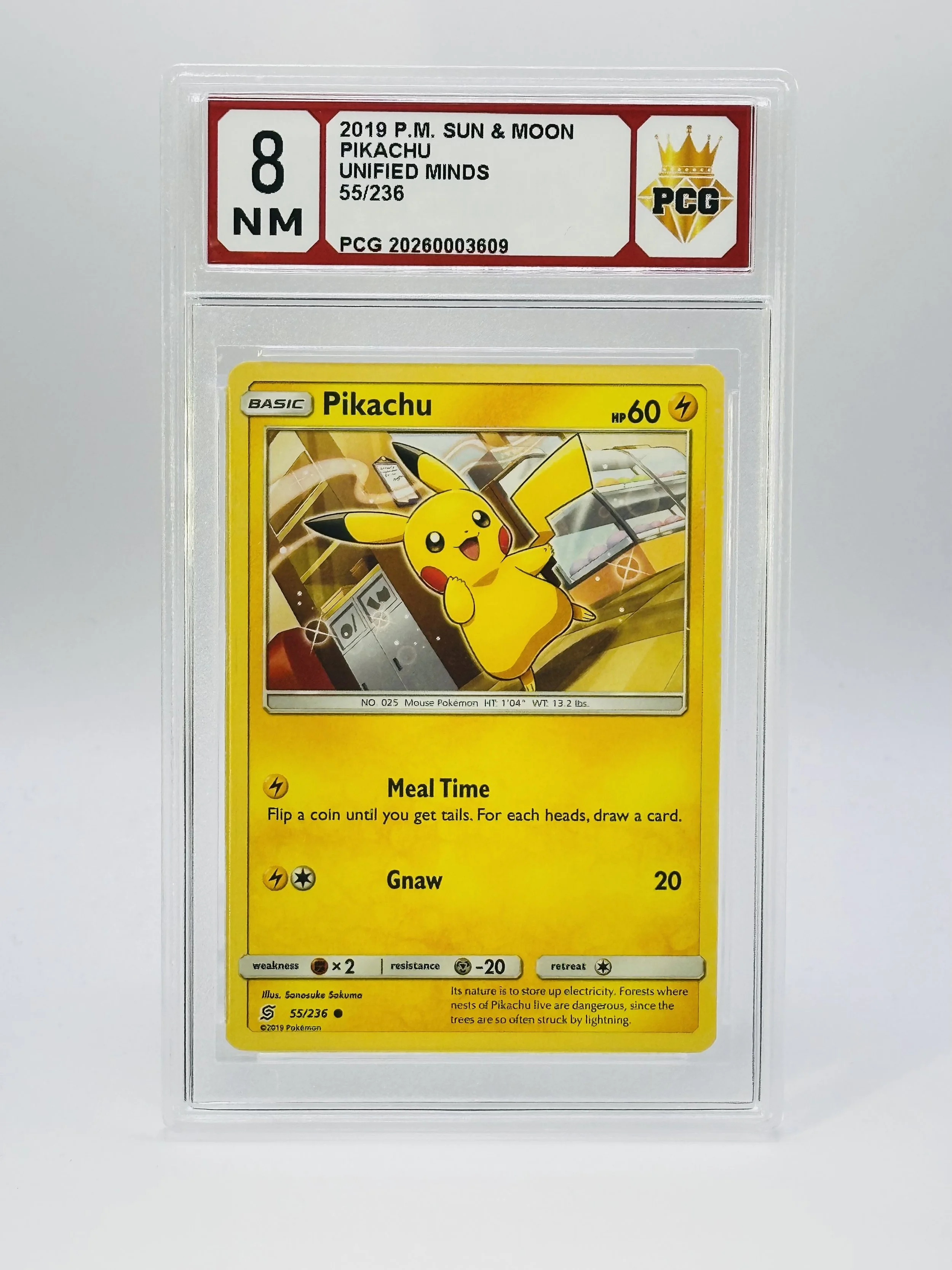 #20260003609 2019 PIKACHU 8 NM