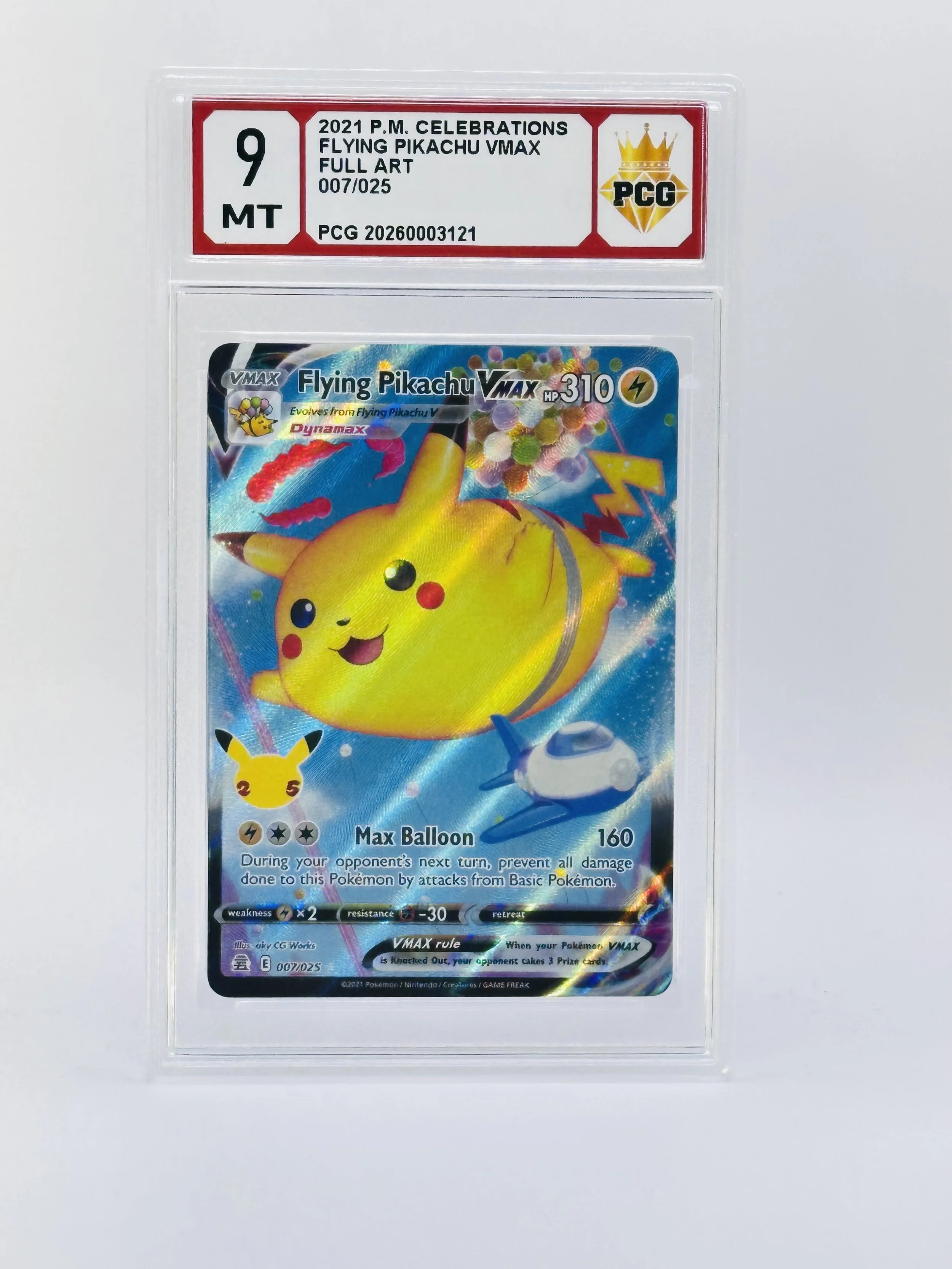 #20260003121 FLYING PIKACHU VMAX 9 MT