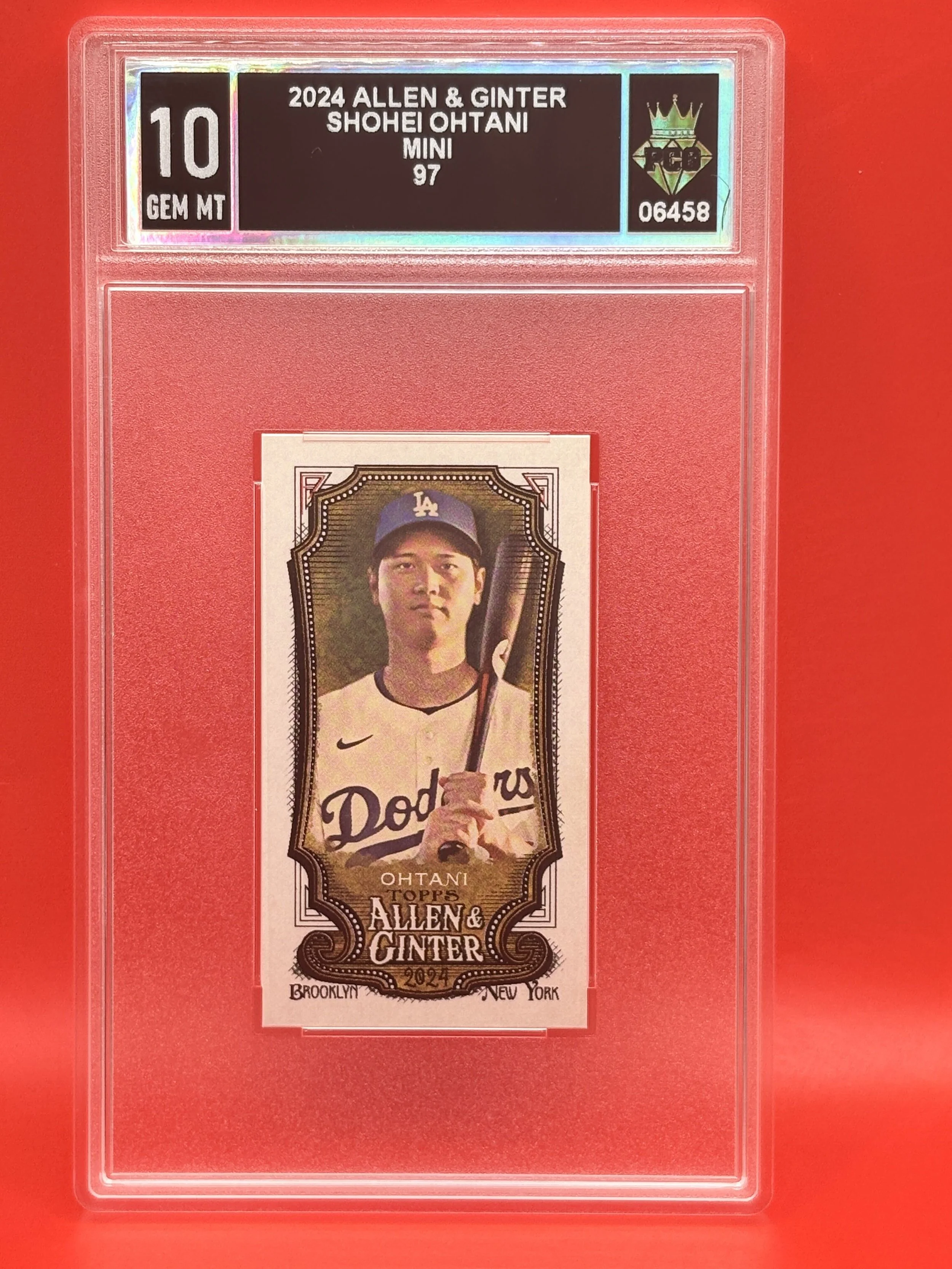 #06458 2024 SHOHEI OHTANI 10 GEM MT