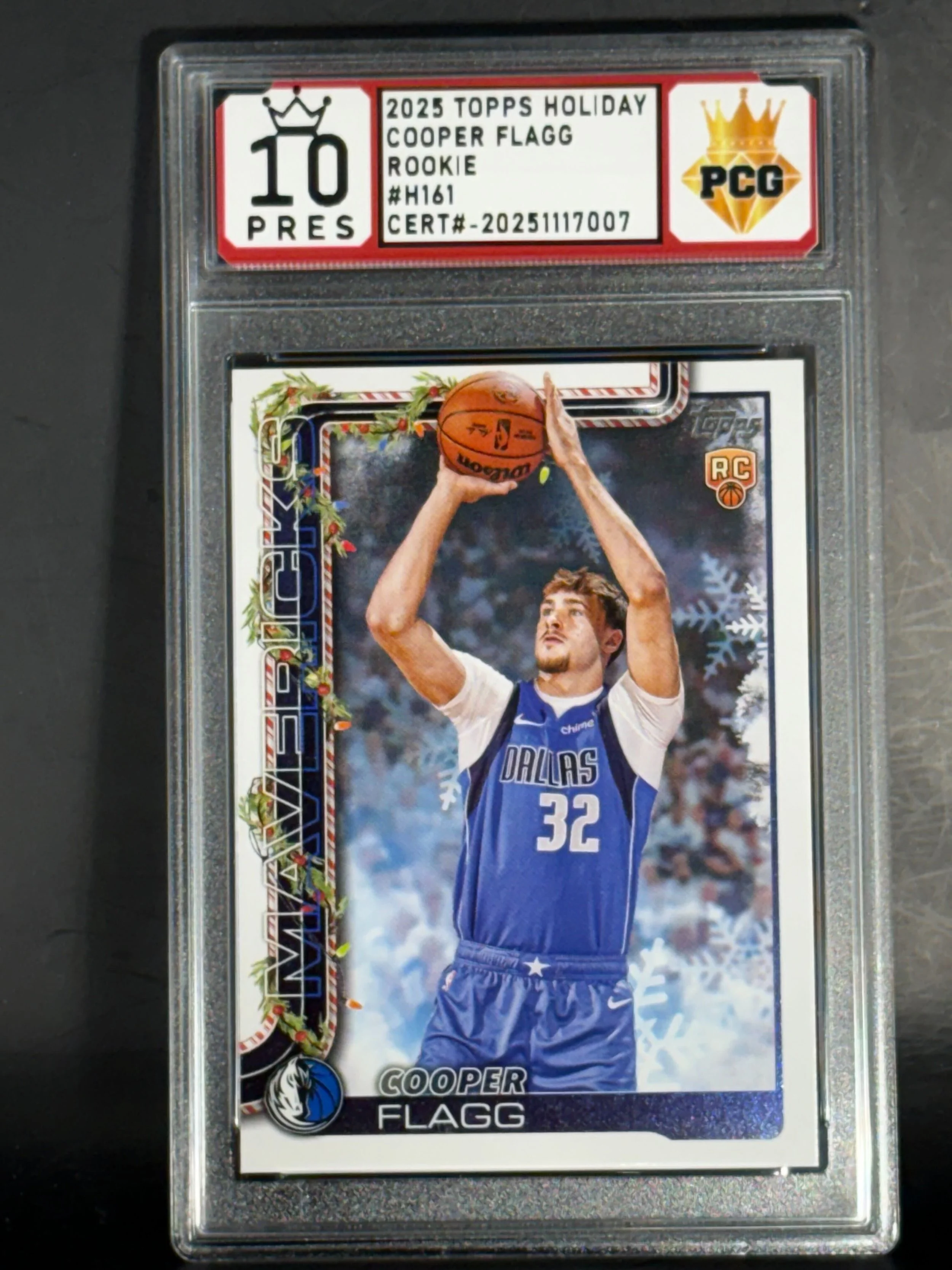 #20251117007 Cooper Flagg RC 10 Prestigious (Highest Grade)