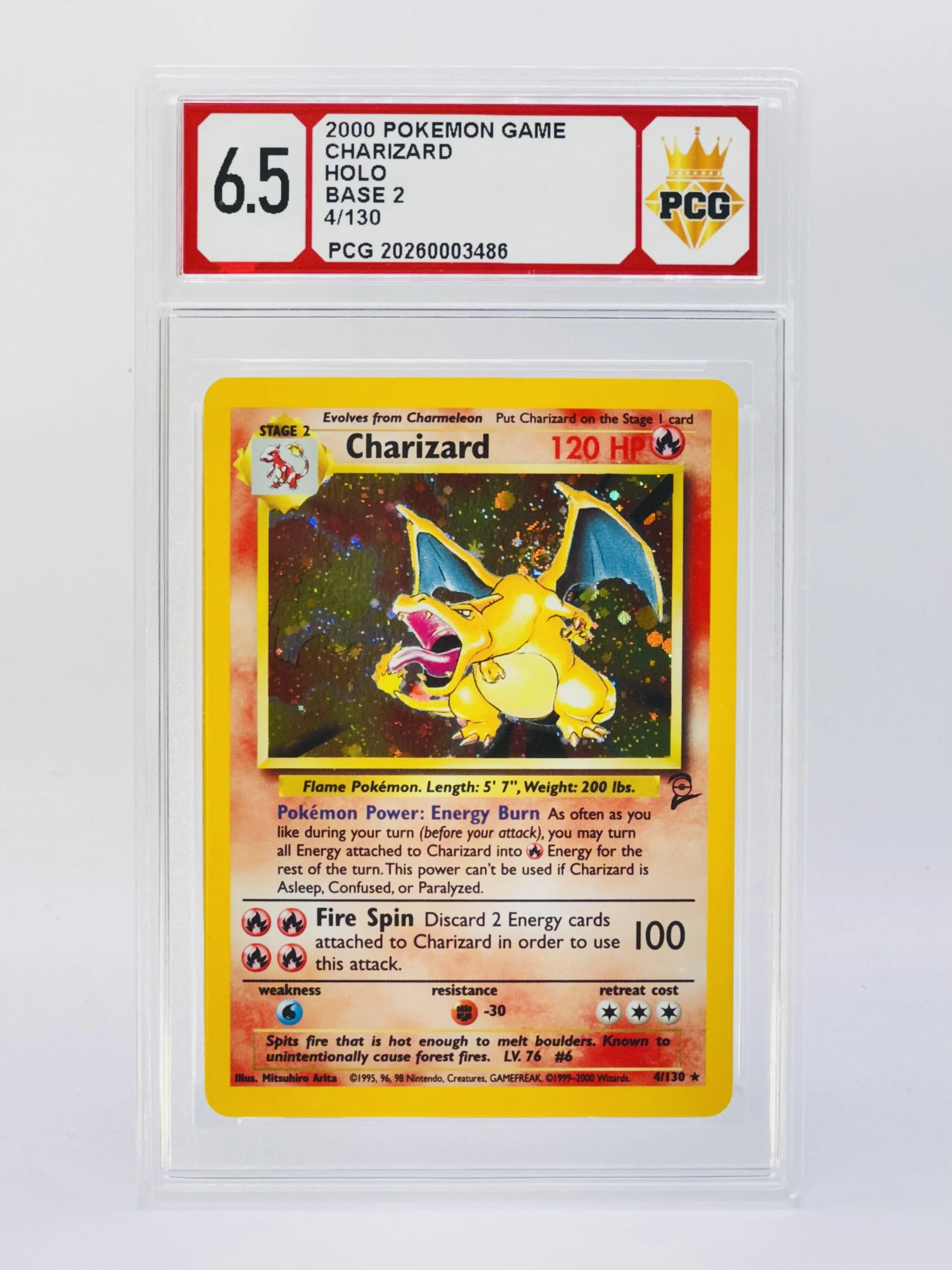 #20260003486 2000 CHARIZARD 6.5