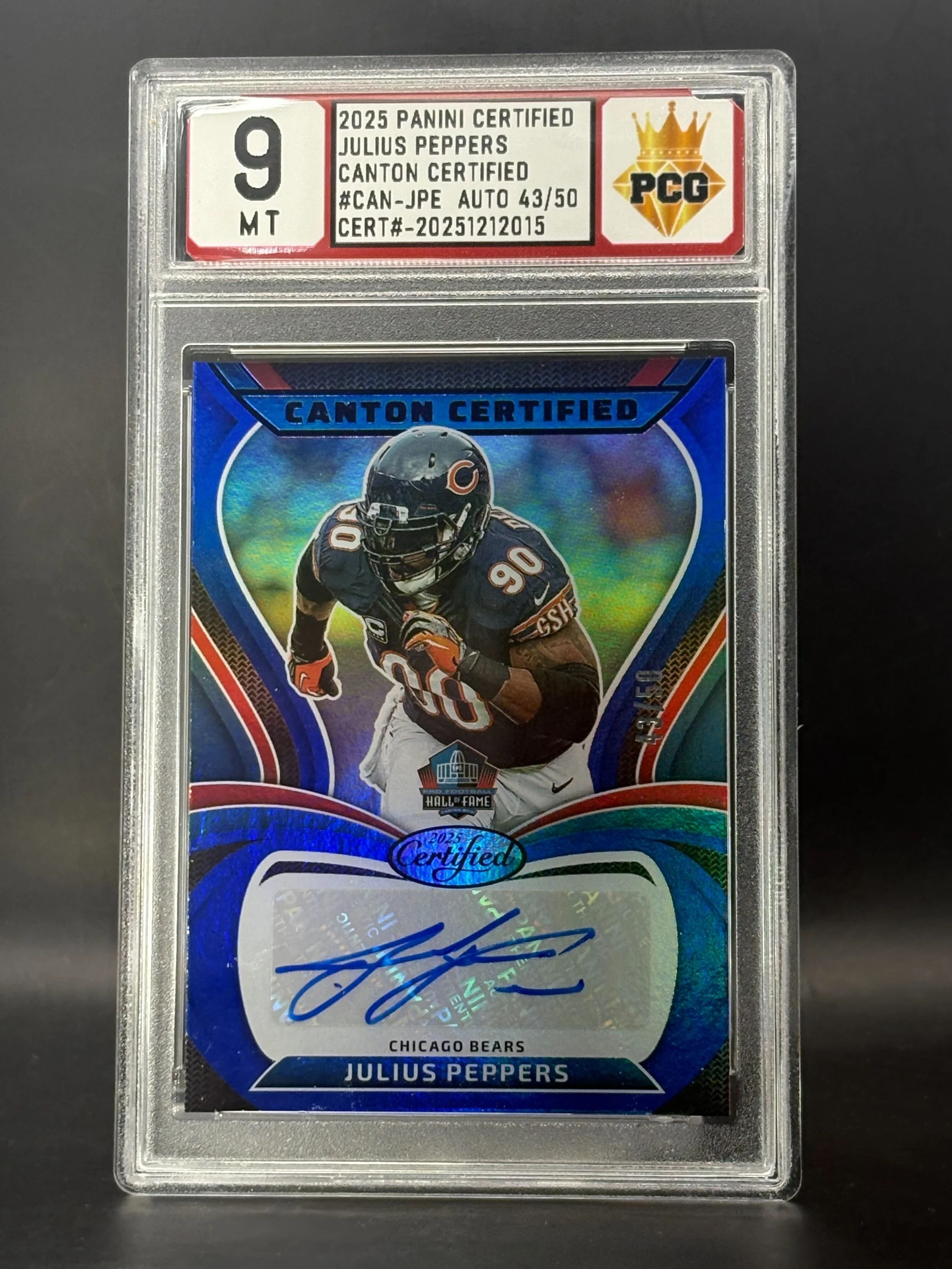 #20251212015 Julius Peppers Auto 9 MT