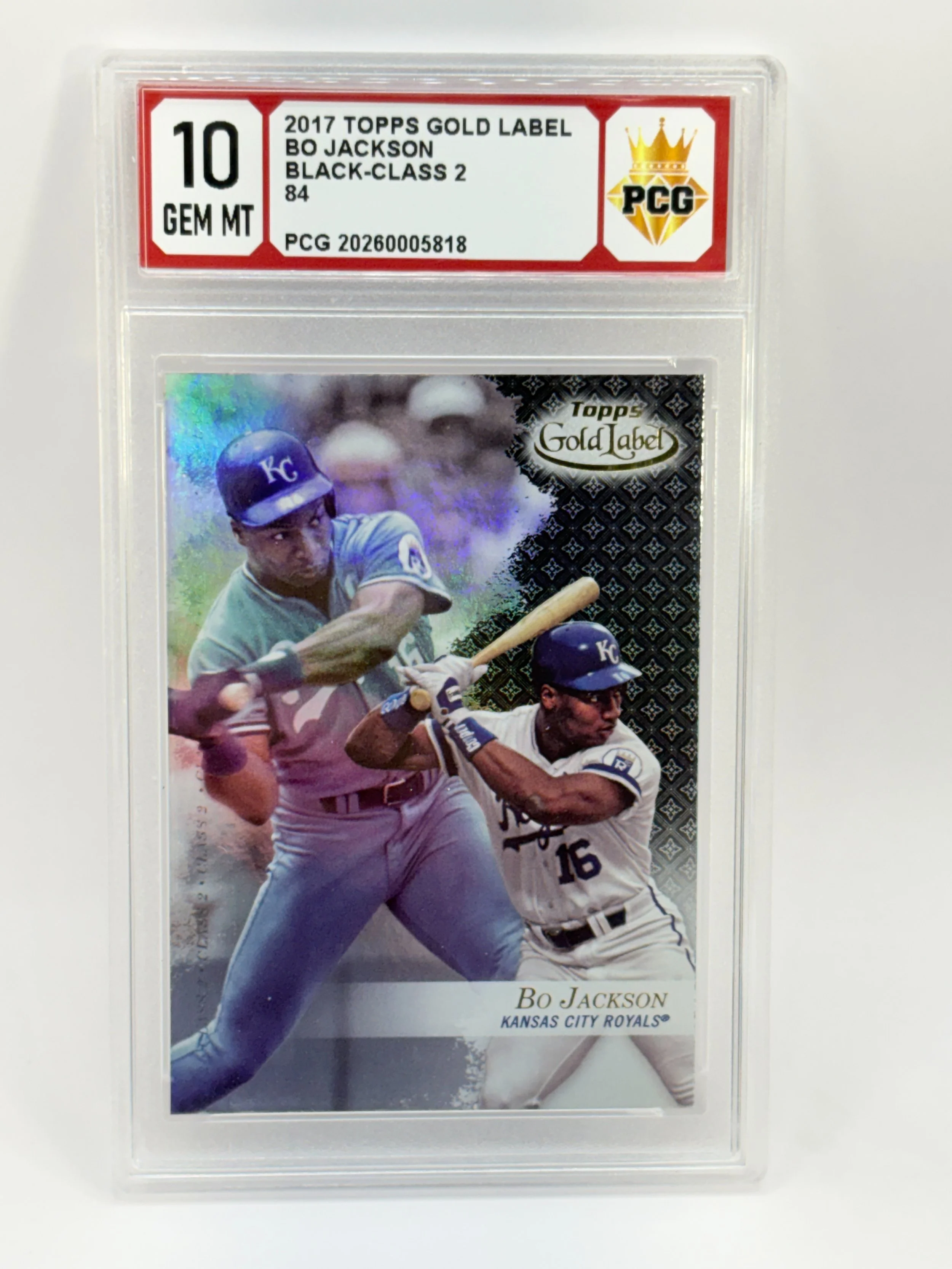 #20260005818  2017 BO JACKSON 10 GEM MT