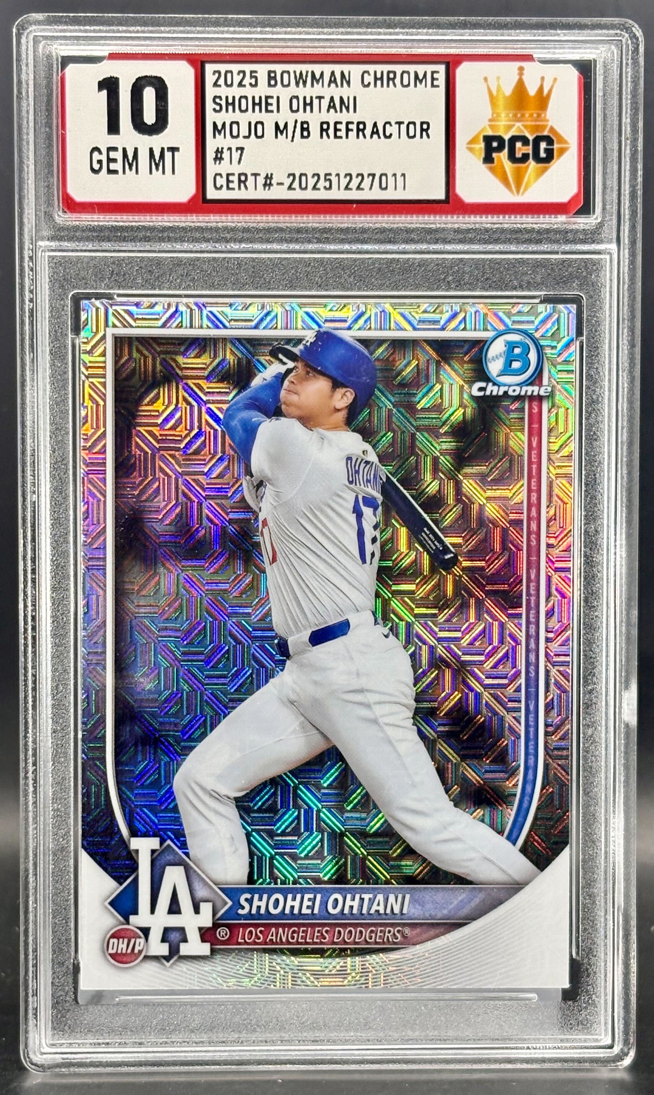 #20251227011 2025 Shohei Ohtani 10 GEM MT