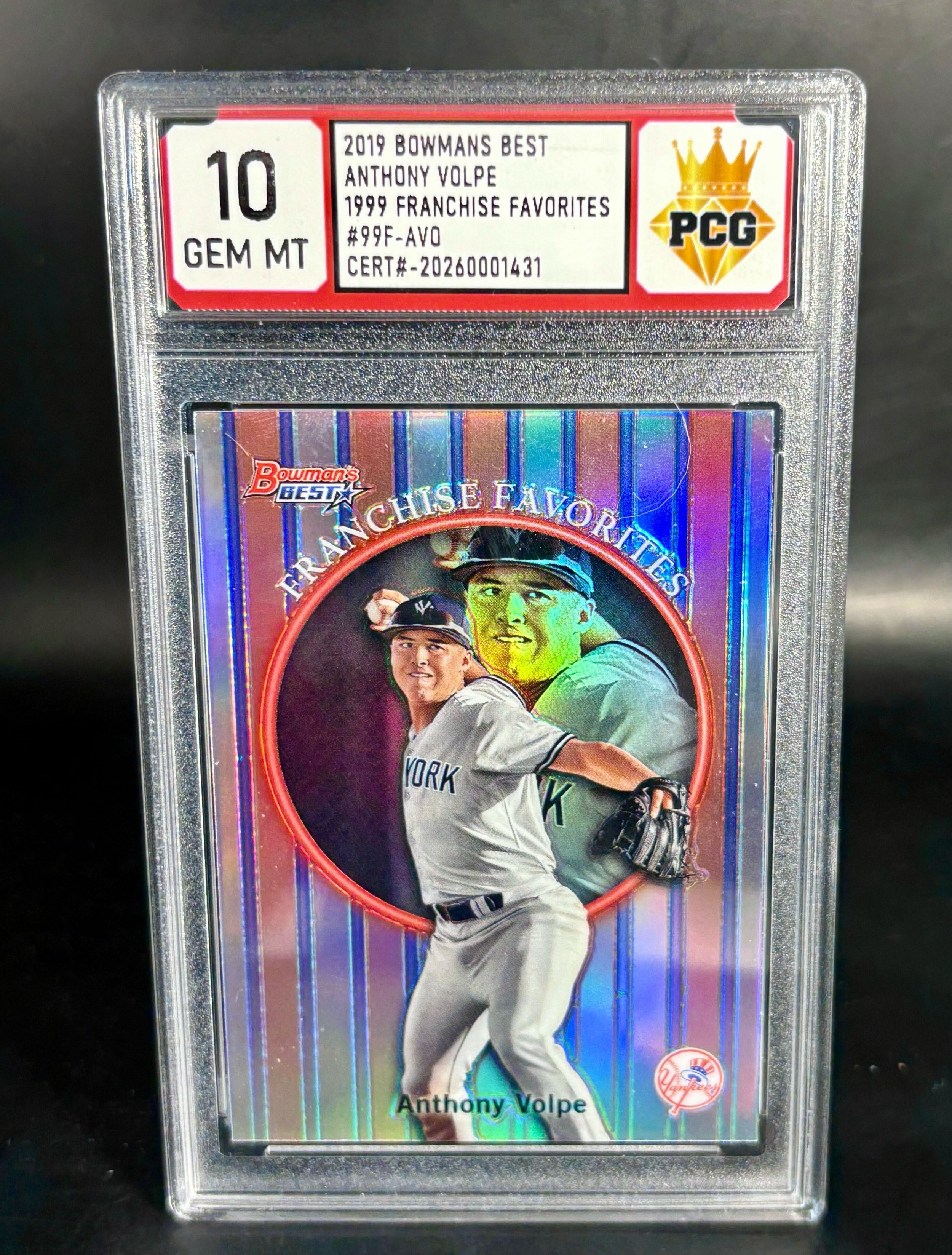 #20250001431 2019 ANTHONY VOLPE 10 GEM MT