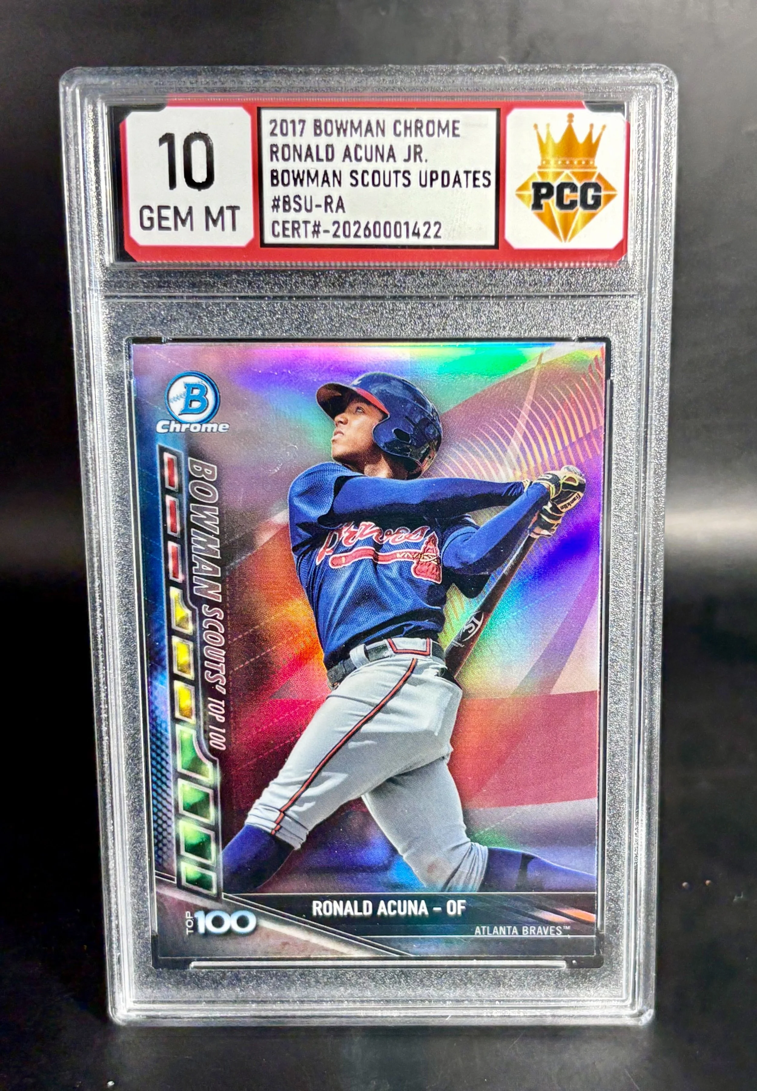 #20260001422 2017 RONALD ACUNA JR. 10 GEM MT