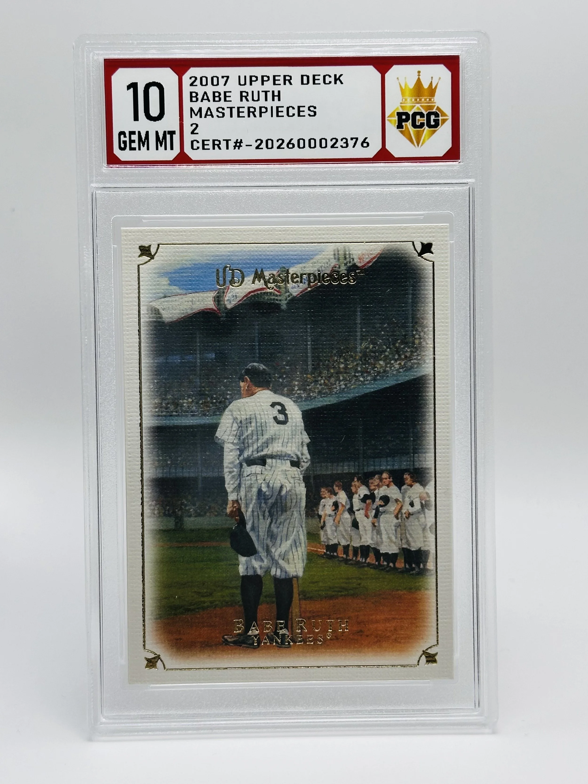 #20260002376 2007 BABE RUTH 10 GEM MT