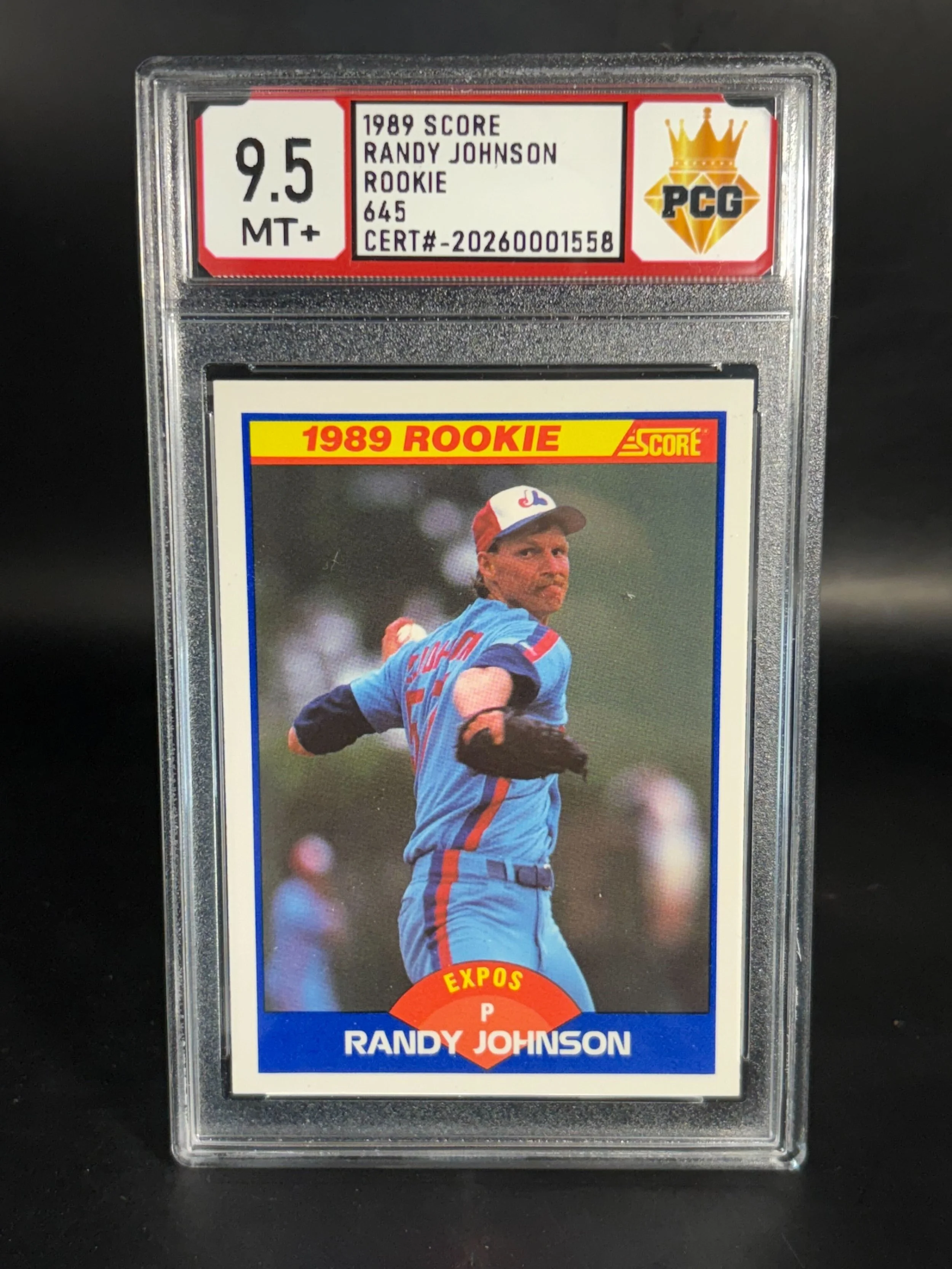 #20260001558 1989 RANDY JOHNSON 9.5 MT+