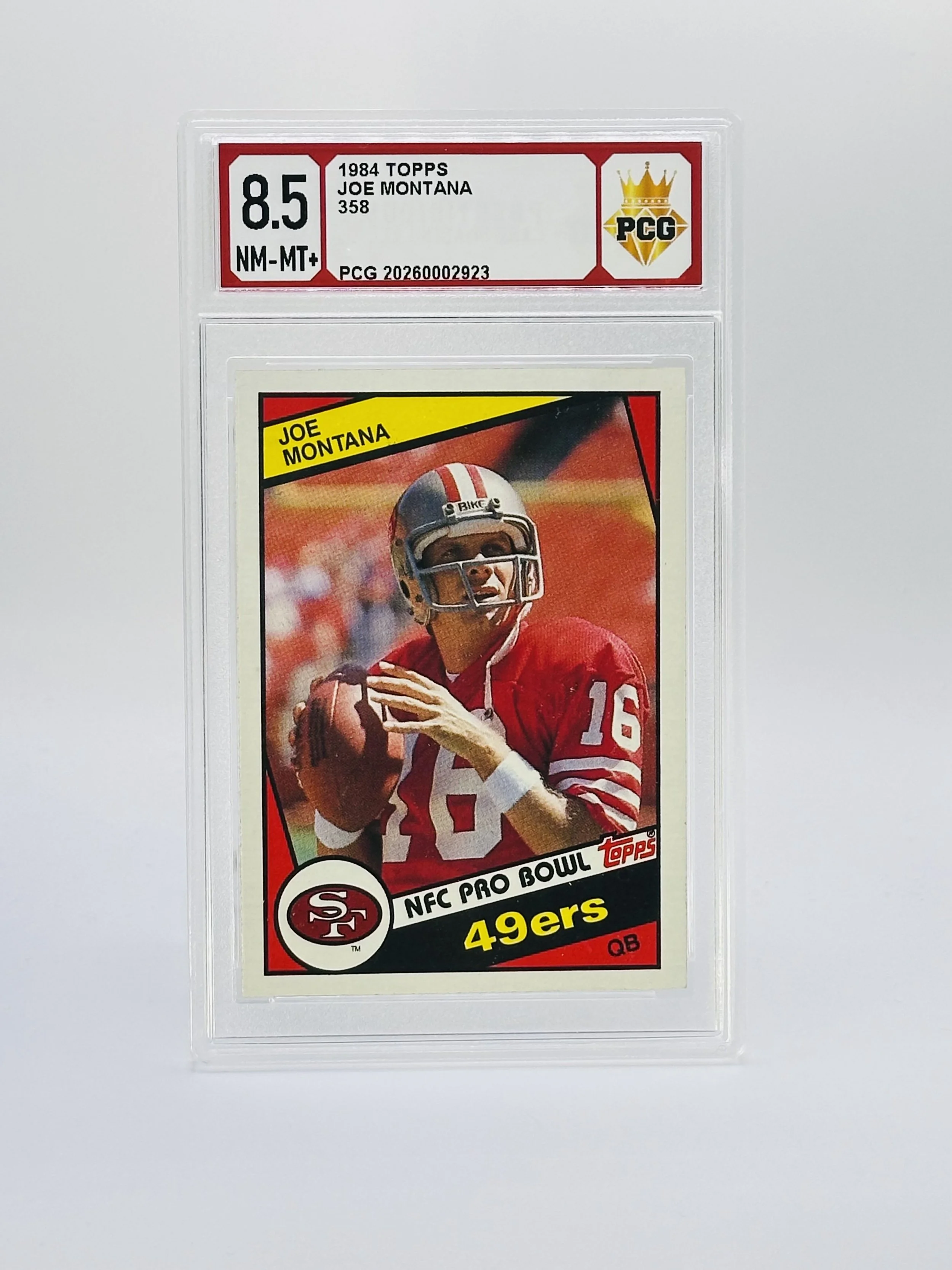 #20260002923 1984 JOE MONTANA 8.5 NM-MT+