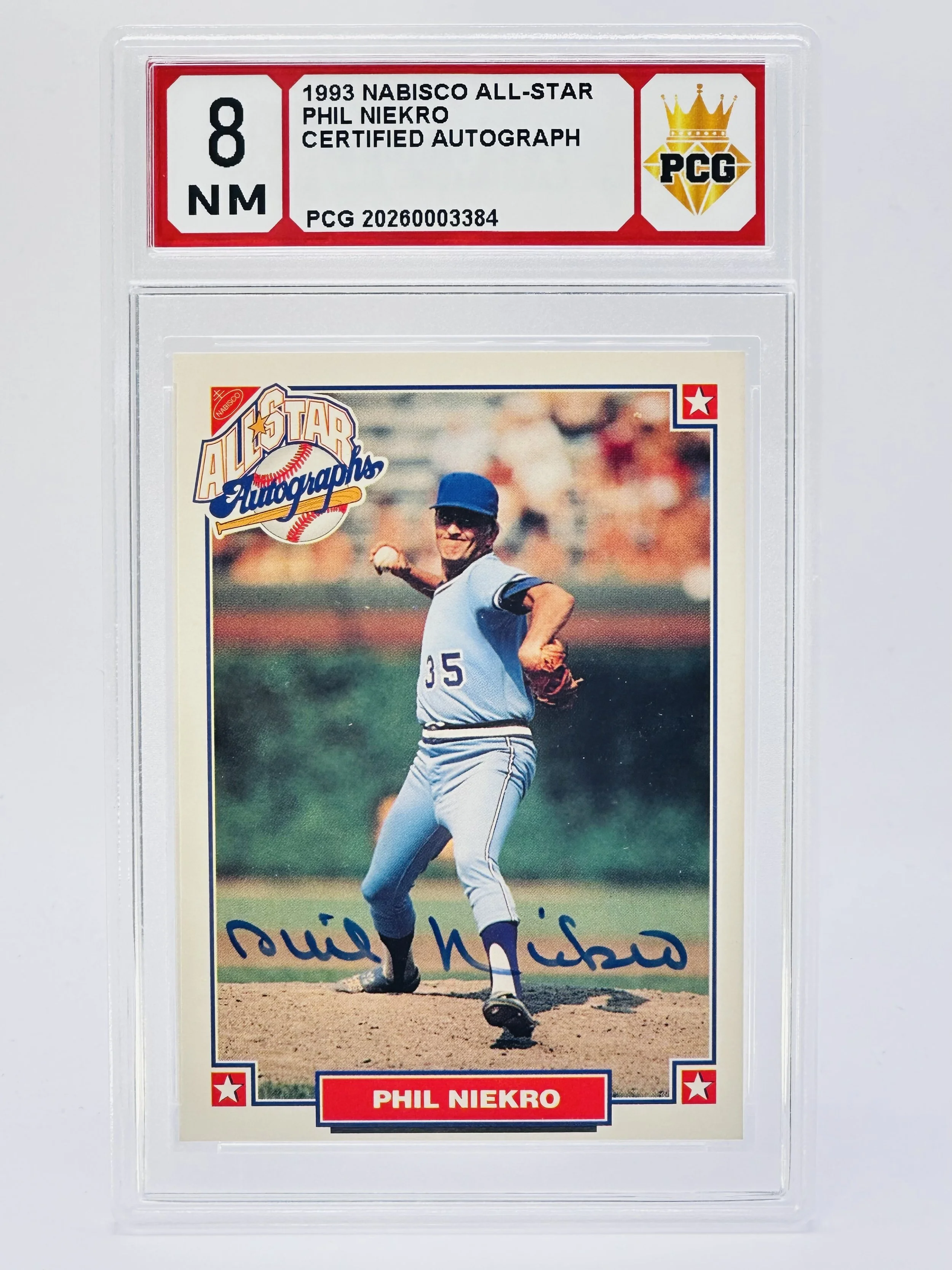 #20260003384 1993 PHIL NIEKRO 8 NM