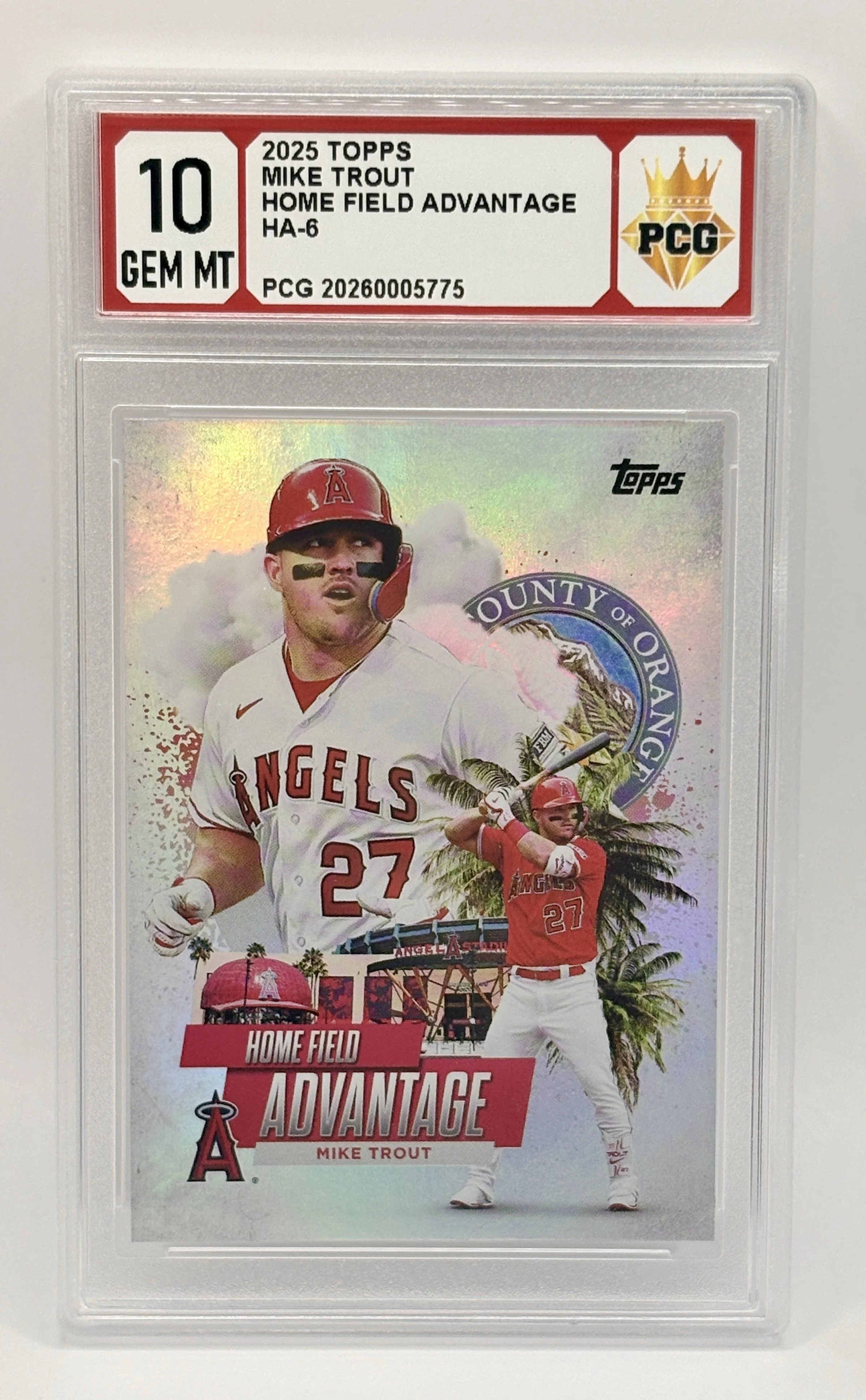 #20260005775 2025 MIKE TROUT 10 GEM MT
