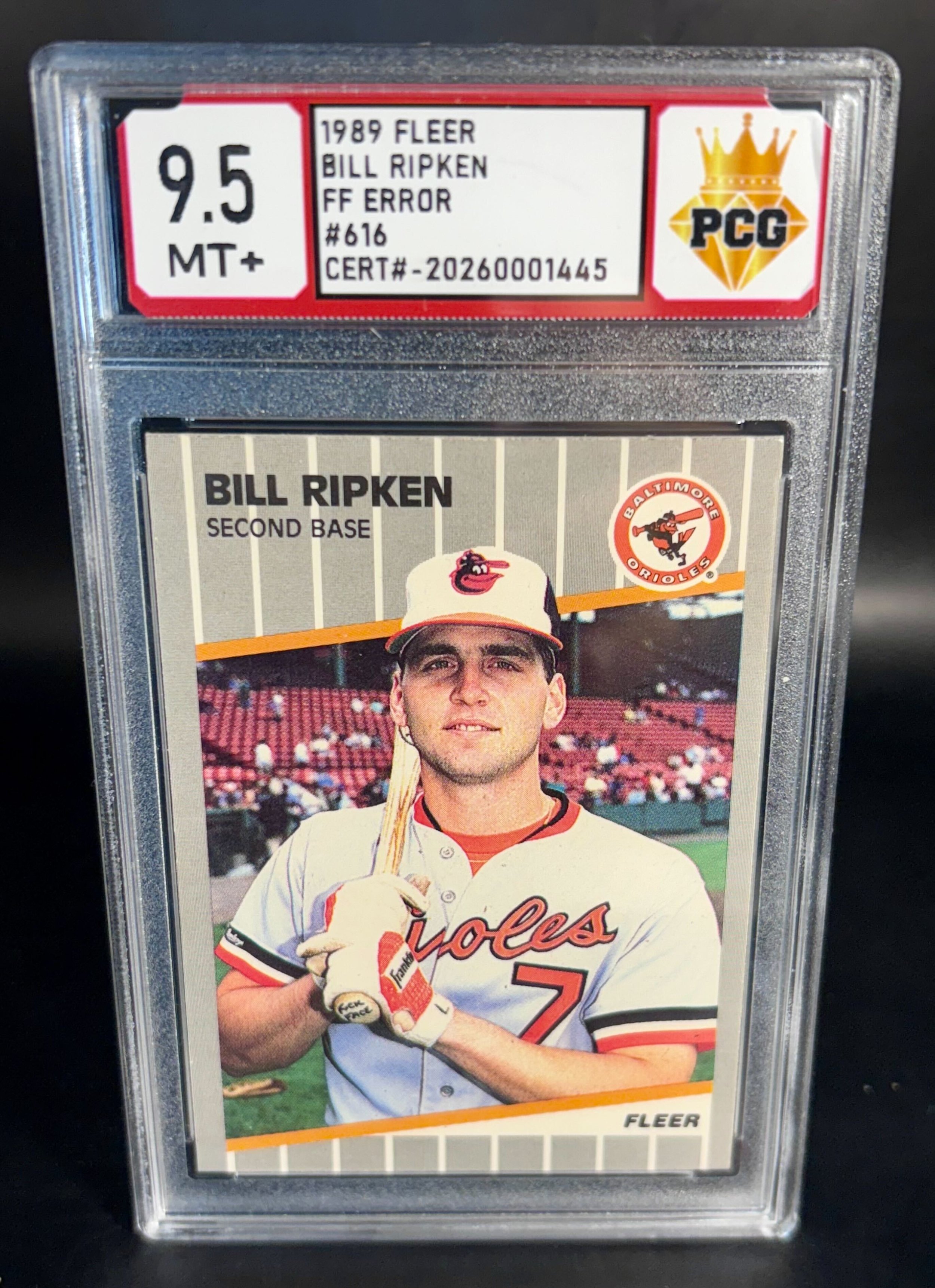 #20260001445 1989 BIL RIPKEN 9.5 MT+