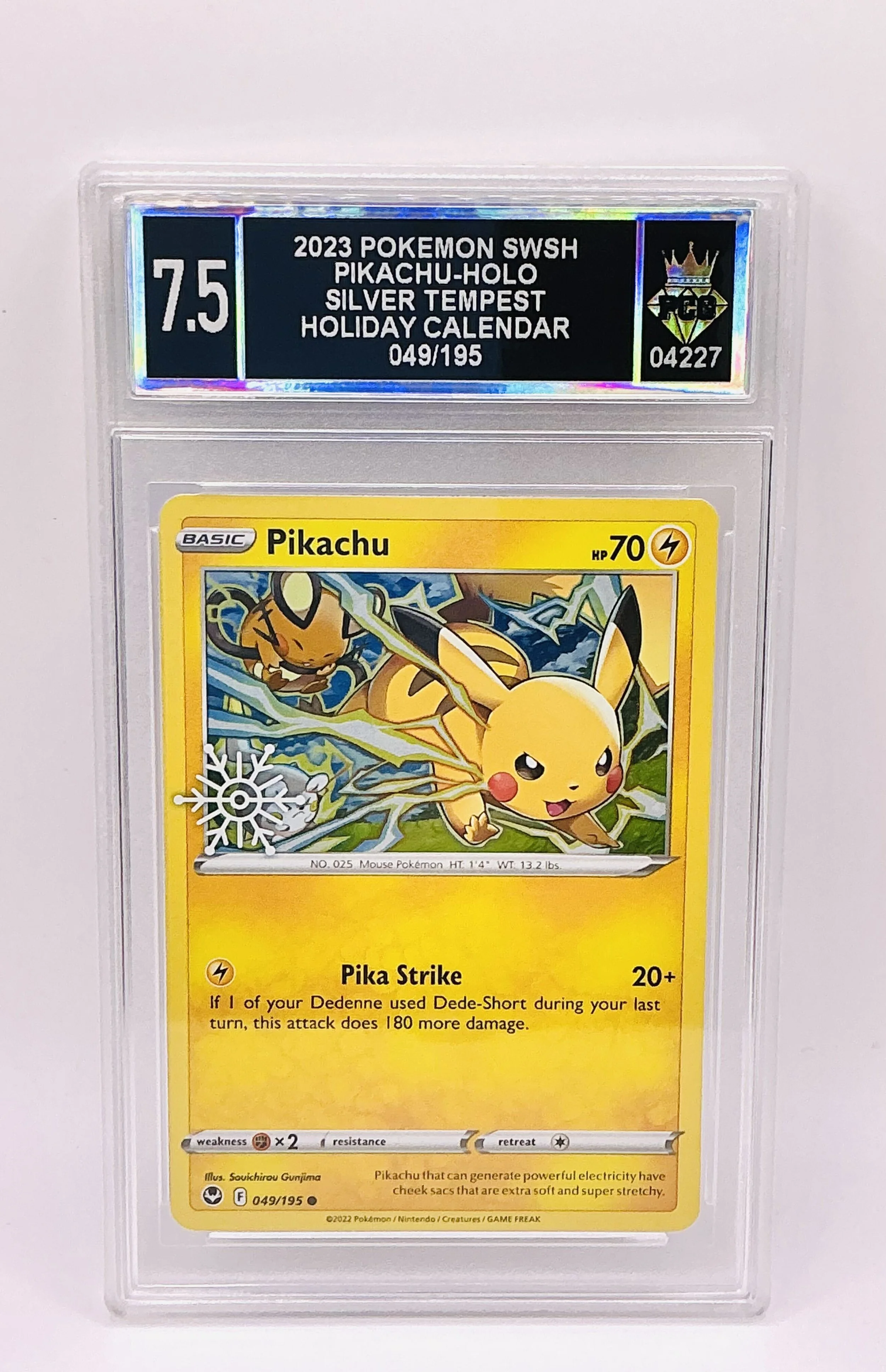 #04227 2023 PIKACHU-HOLO 7.5