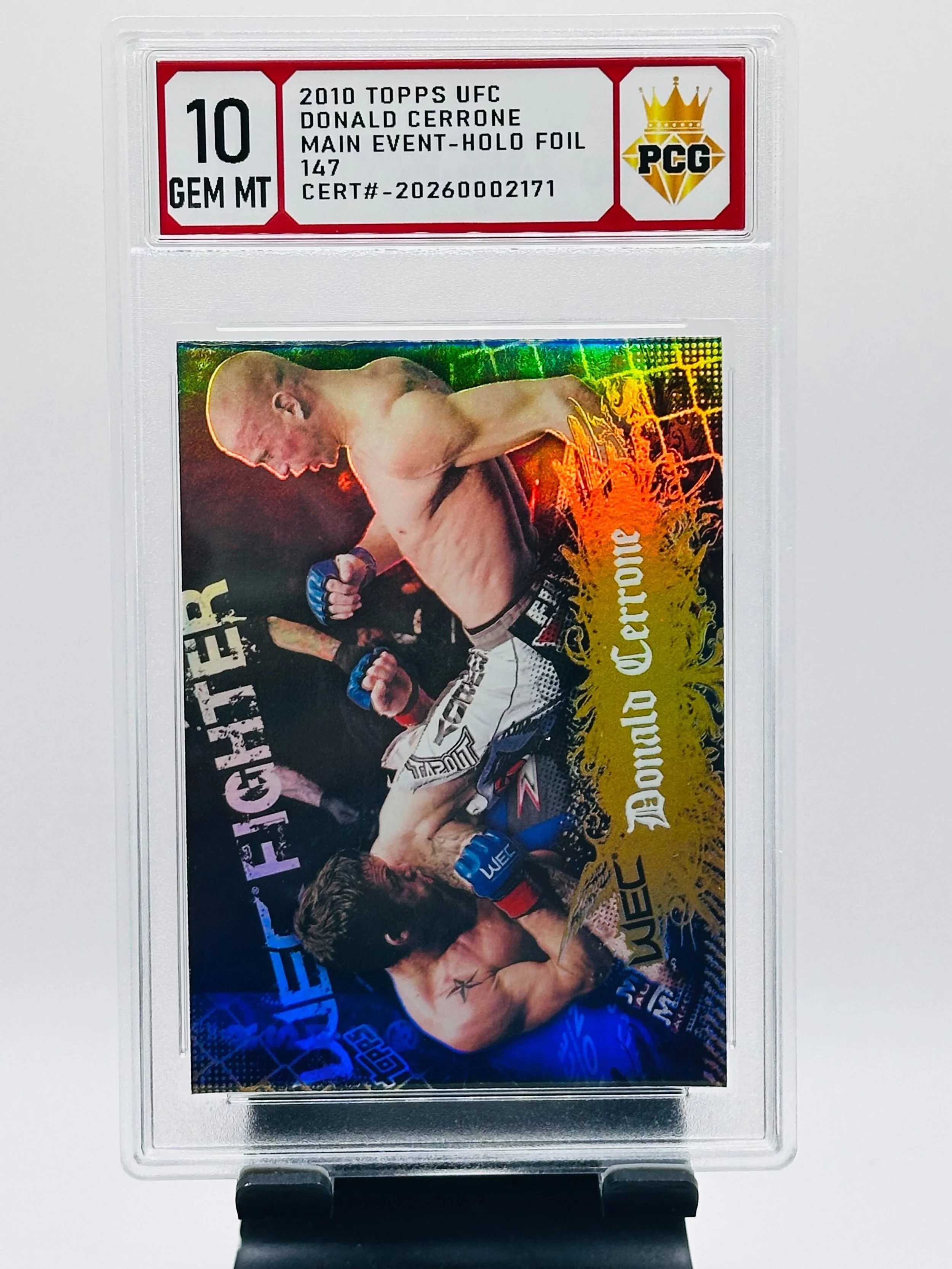 #2006002171 2010 DONALD CERRONE 10 GEM MT