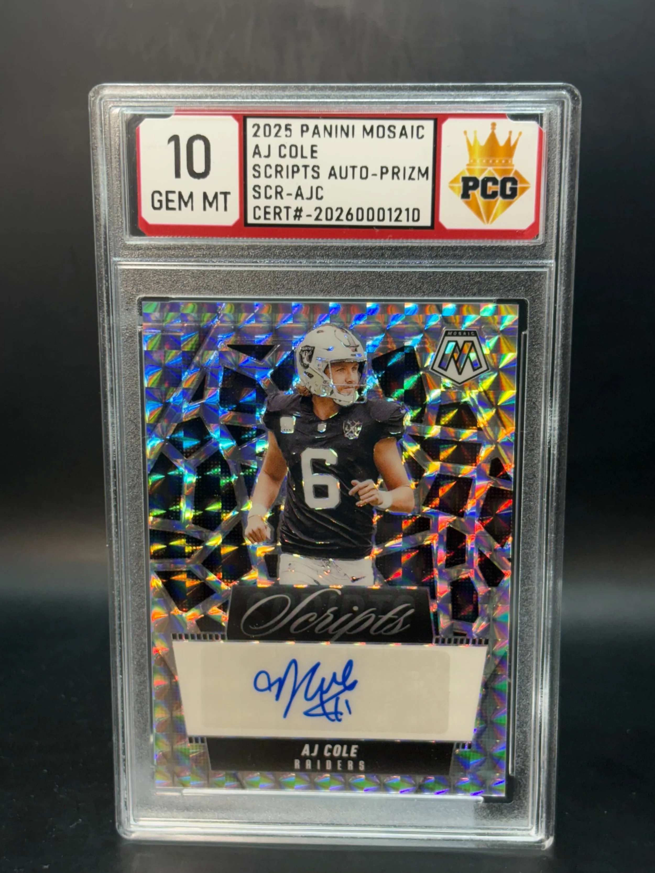 #20260001210 2025 AJ COLE 9.5 MT+