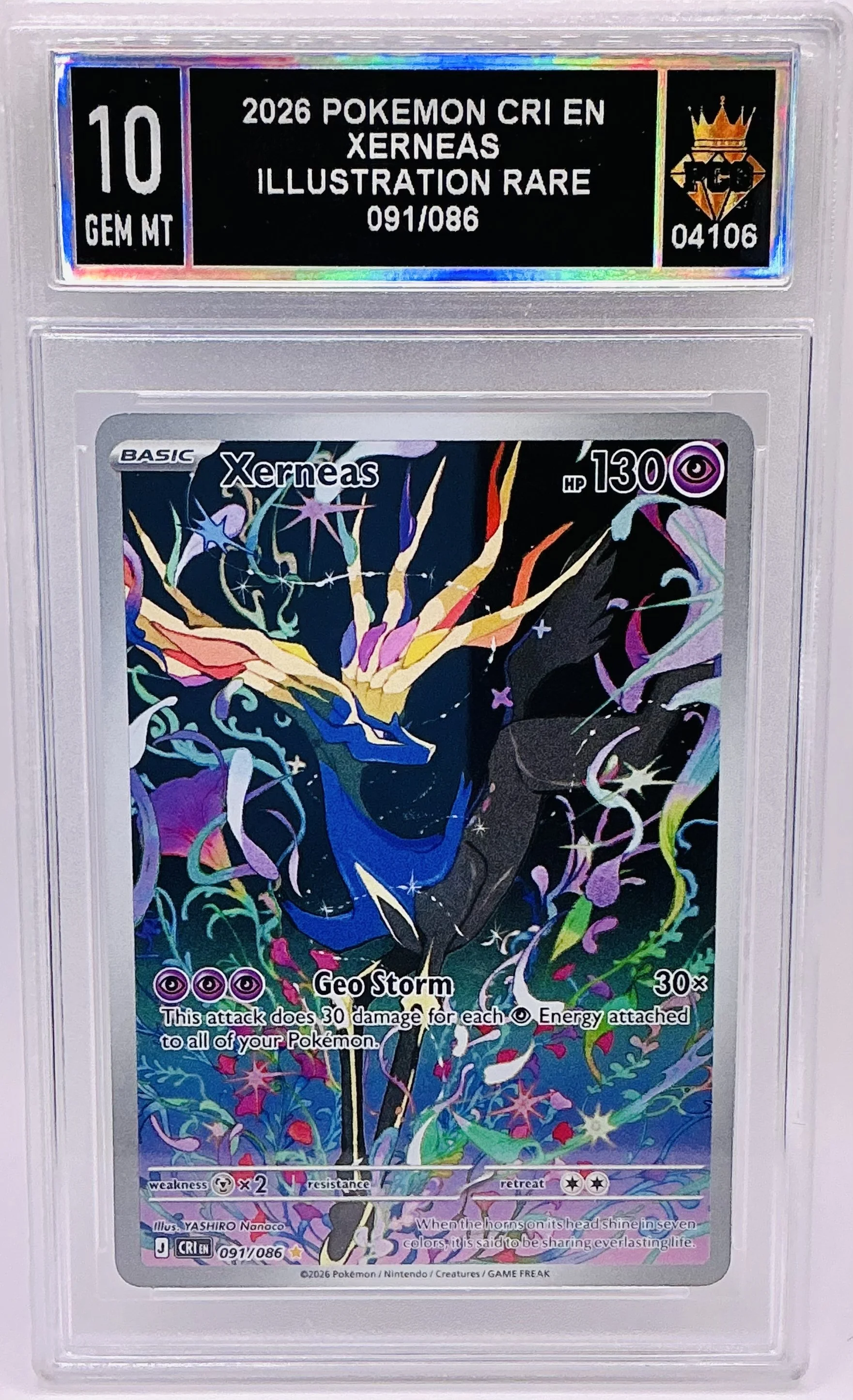 #20260004106 XERNEAS 10 GEM MT