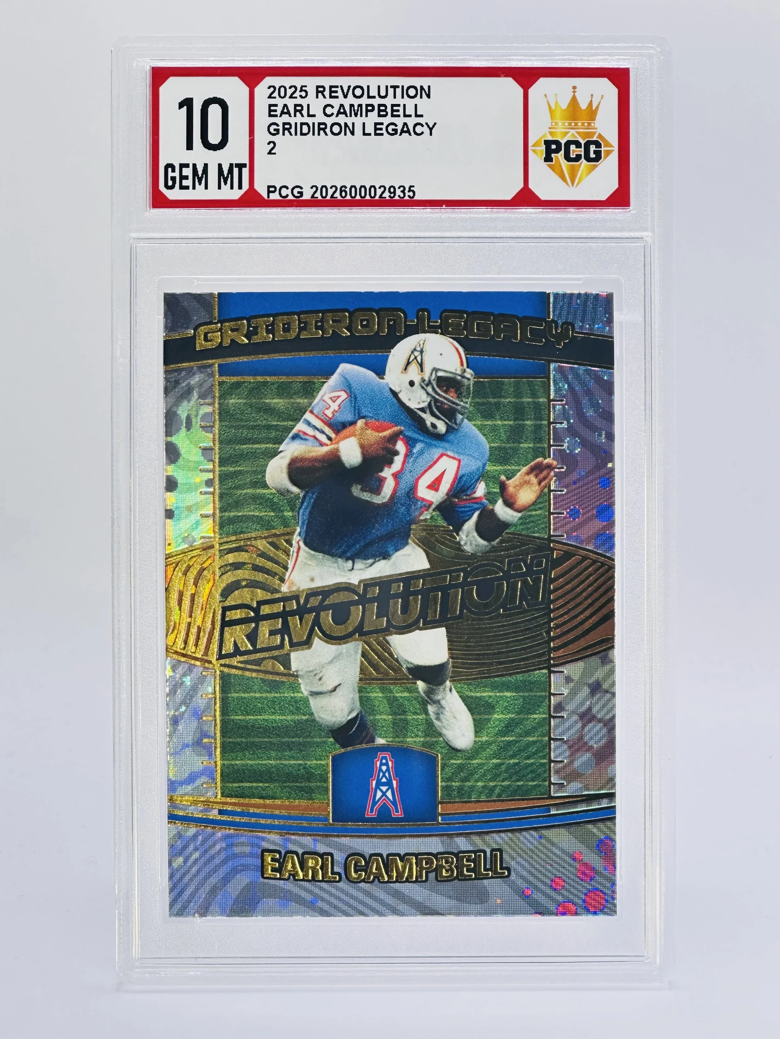 #20260002935 2025 EARL CAMPBELL 10 GEM MT