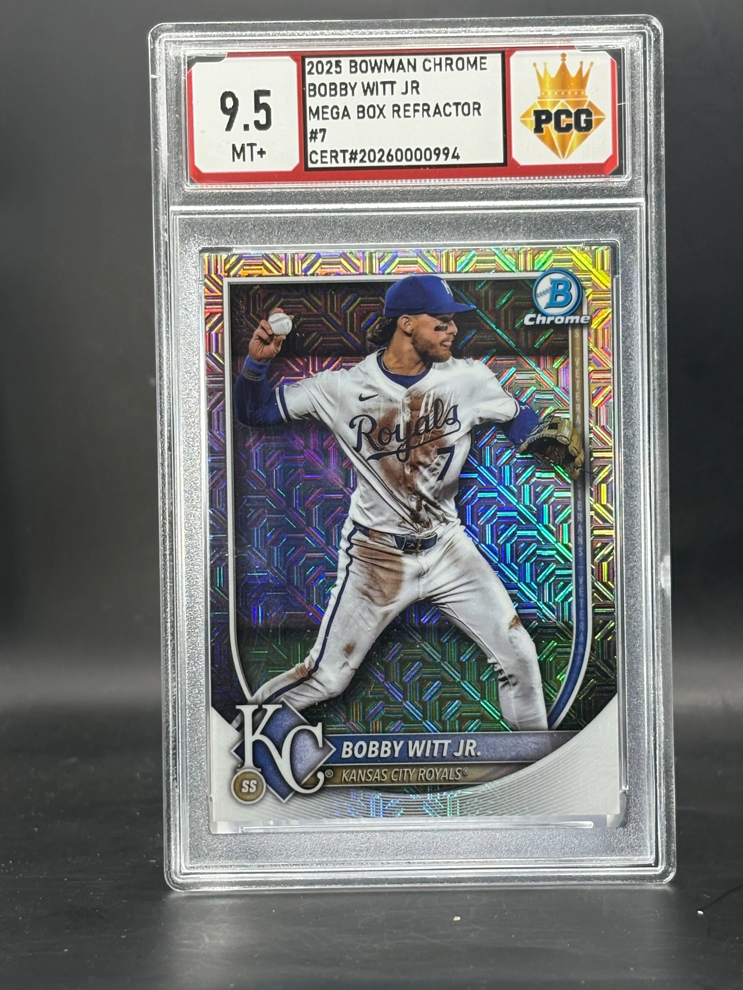#20260000994 2025 BOBBY WITT JR 9.5 GEM MT +