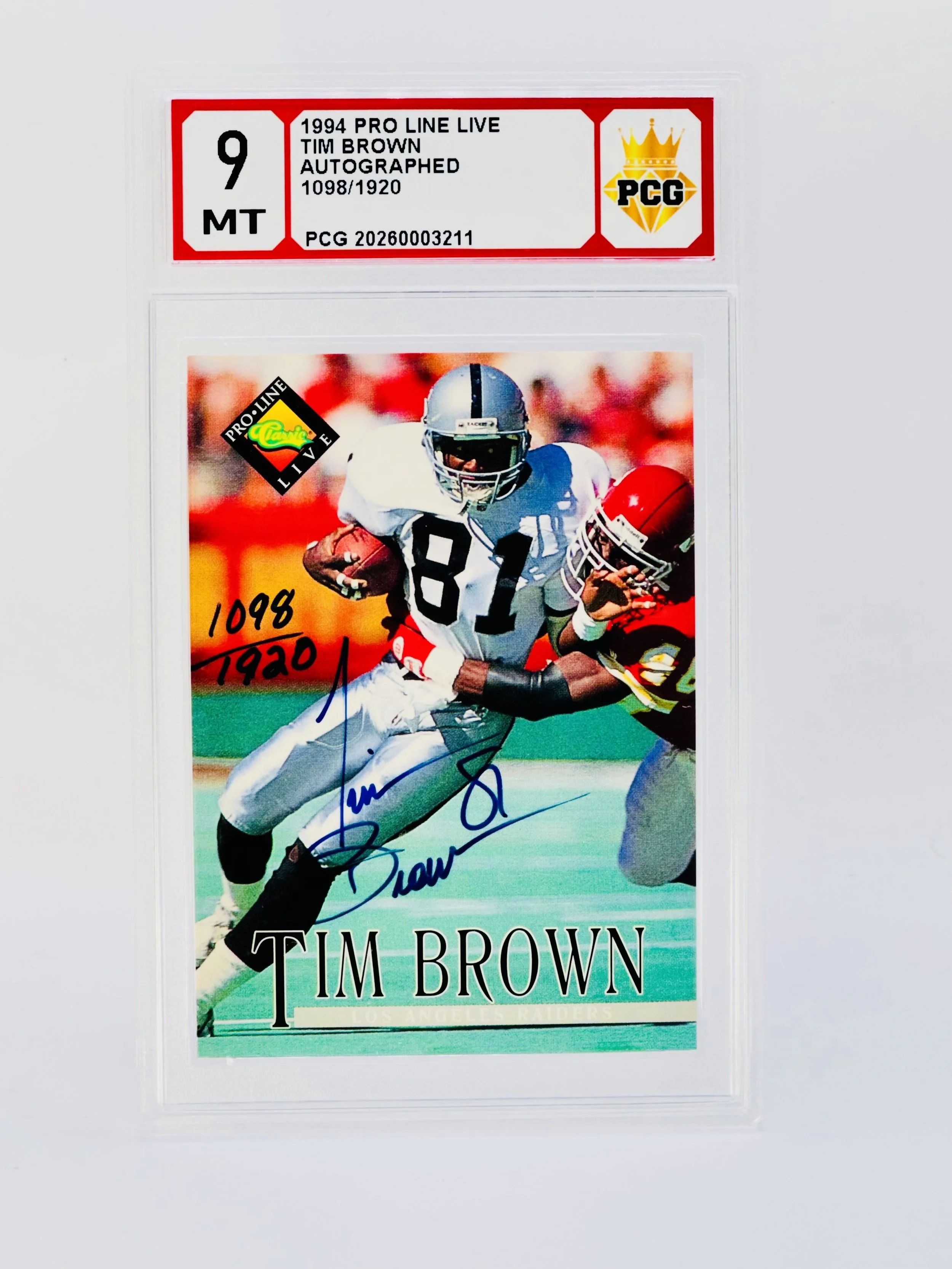 #20260003211 1994 TIM BROWN 9 MT